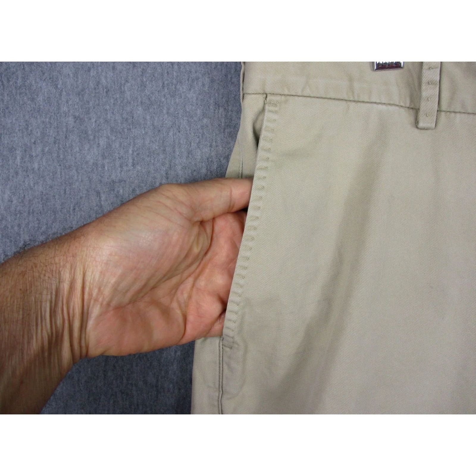 Peter Millar Peter Millar Chino Pants Mens 38x30 Beige Pima Cotton Stretch Casual Khaki Size US 38 / EU 54 - 3 Thumbnail