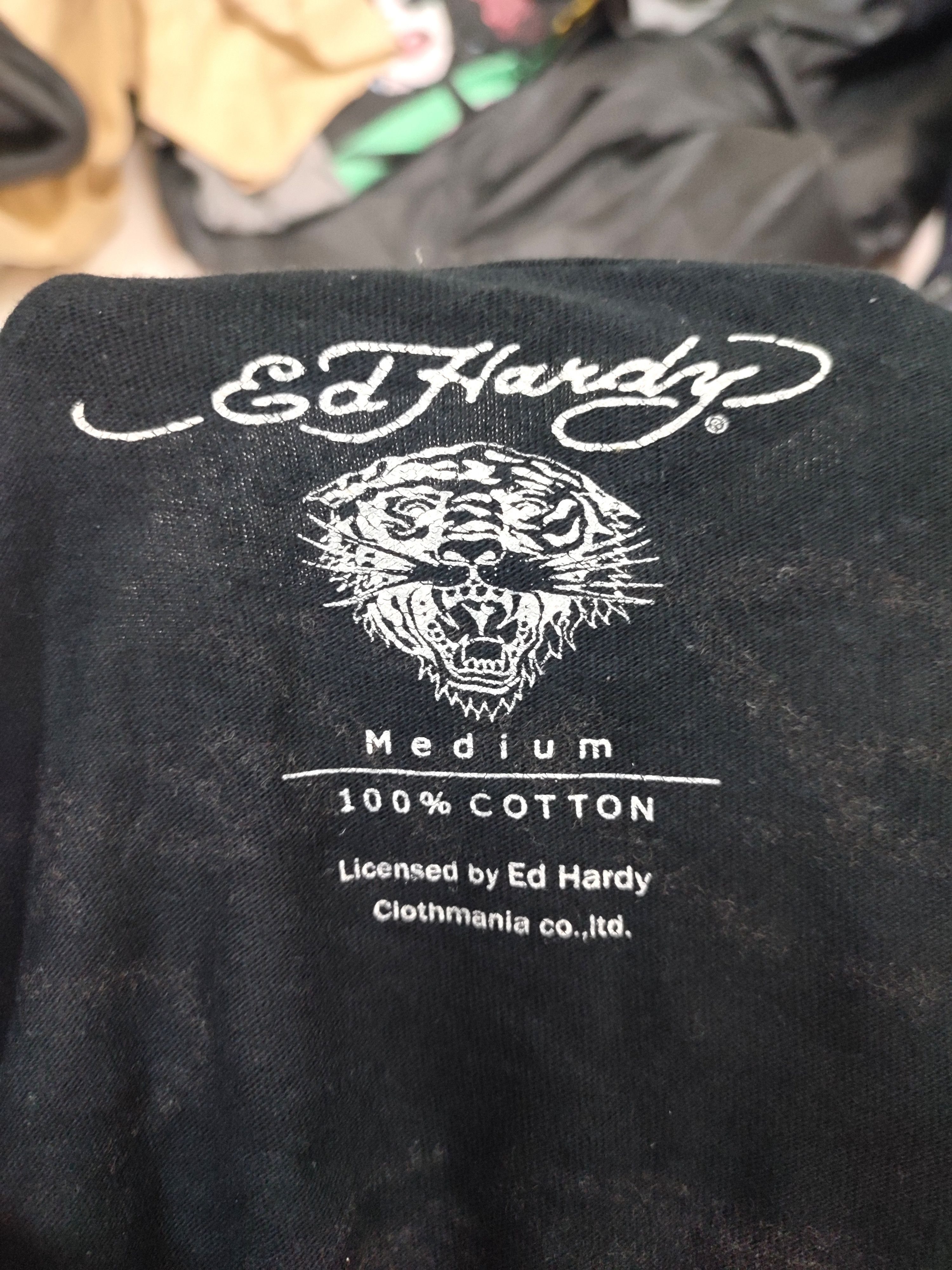 Ed Hardy × Vintage Vintage Ed Hardy Tiger Los Angeles Longsleeve Size US M / EU 48-50 / 2 - 3 Thumbnail