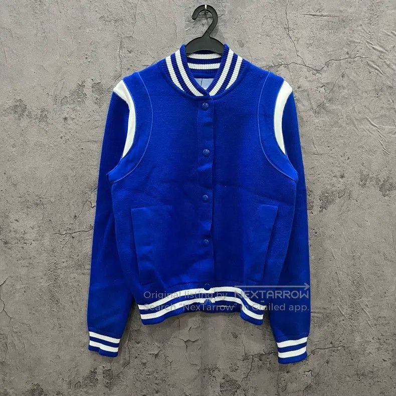 Givenchy Givenchy White and Blue Patchwork Letter Logo Wool Knit Ba Size US S / EU 44-46 / 1 - 1 Thumbnail