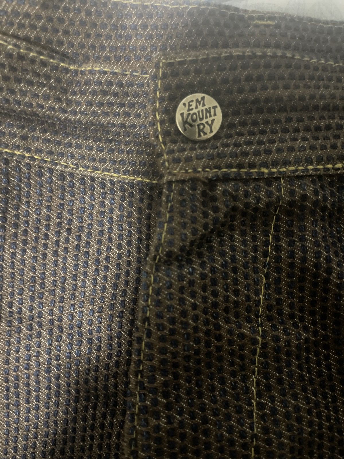 Kapital Kapital 5P FRISKO Sashiko Kakishibu Century Denim Size US 34 / EU 50 - 5 Thumbnail