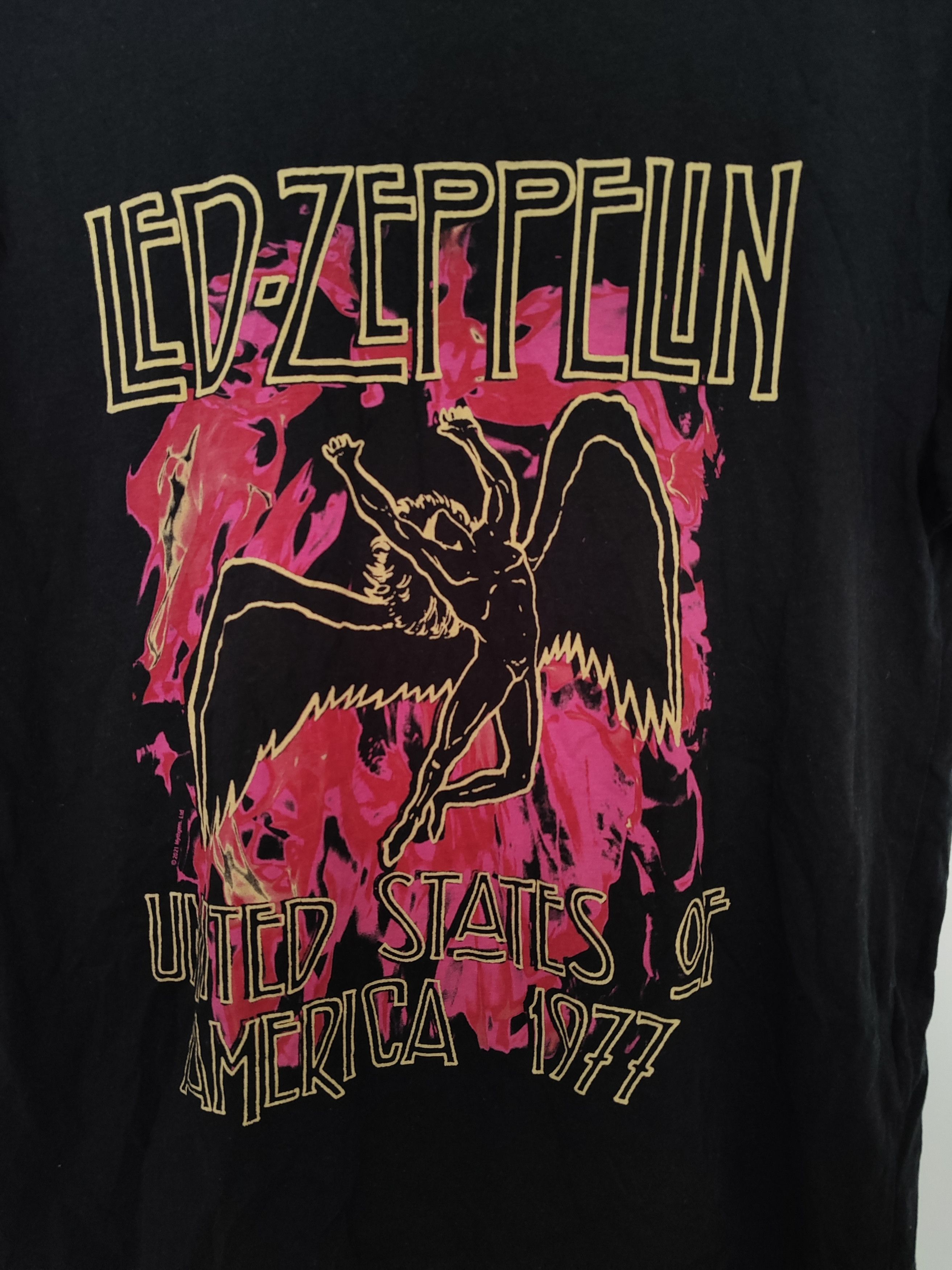 Band Tees × Led Zeppelin Led Zeppelin Official Licensed Band Tee – Noisy May Size M / US 6-8 / IT 42-44 - 3 Thumbnail