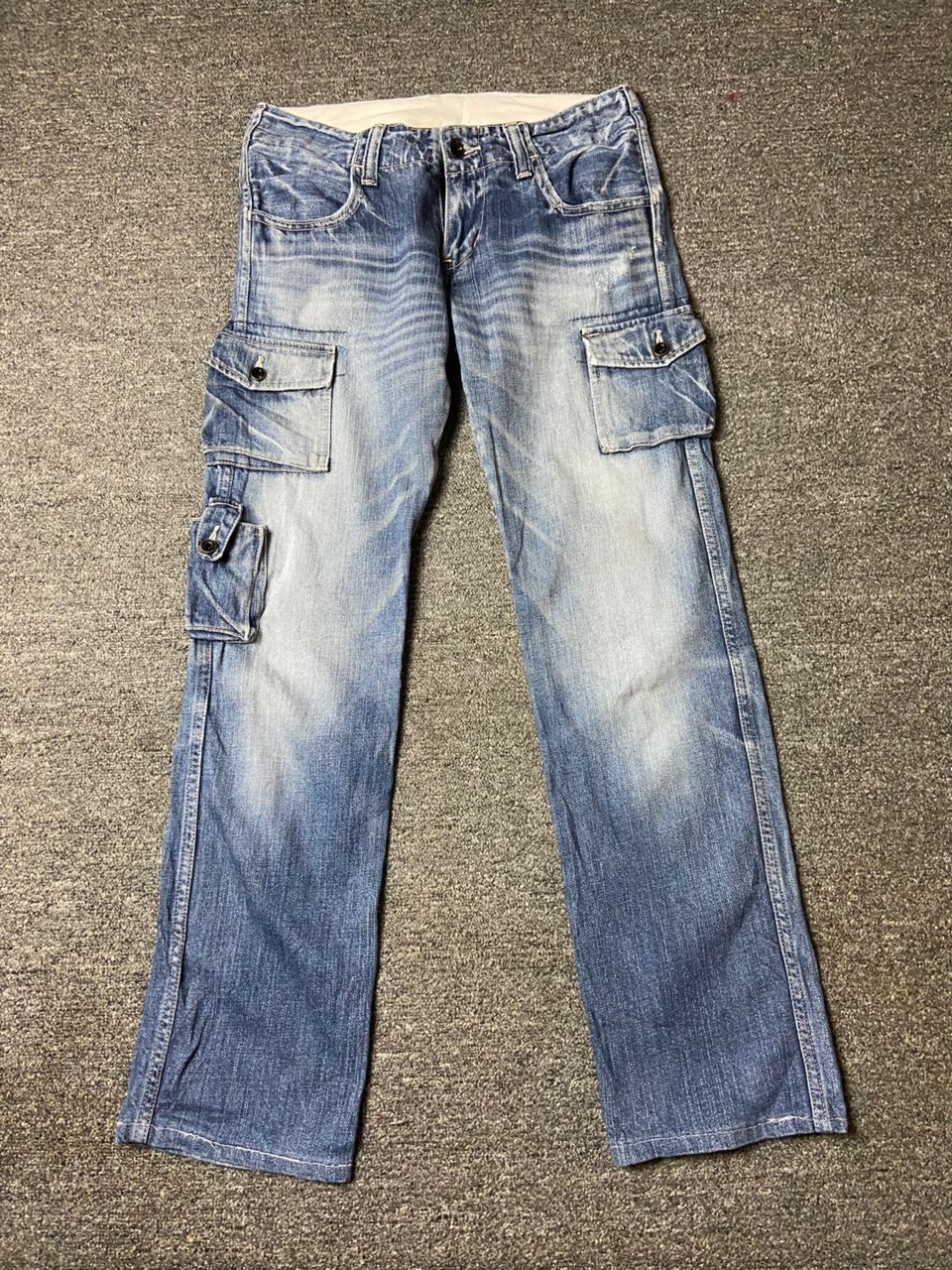 Johnbull Johnbull Kojima Japan Cargo Jeans (143) Size US 29 - 1 Thumbnail