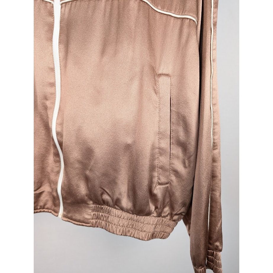 Saint Laurent Paris o1rshd1 Satin De Soie Jacket in Peau Size US L / EU 52-54 / 3 - 6 Thumbnail