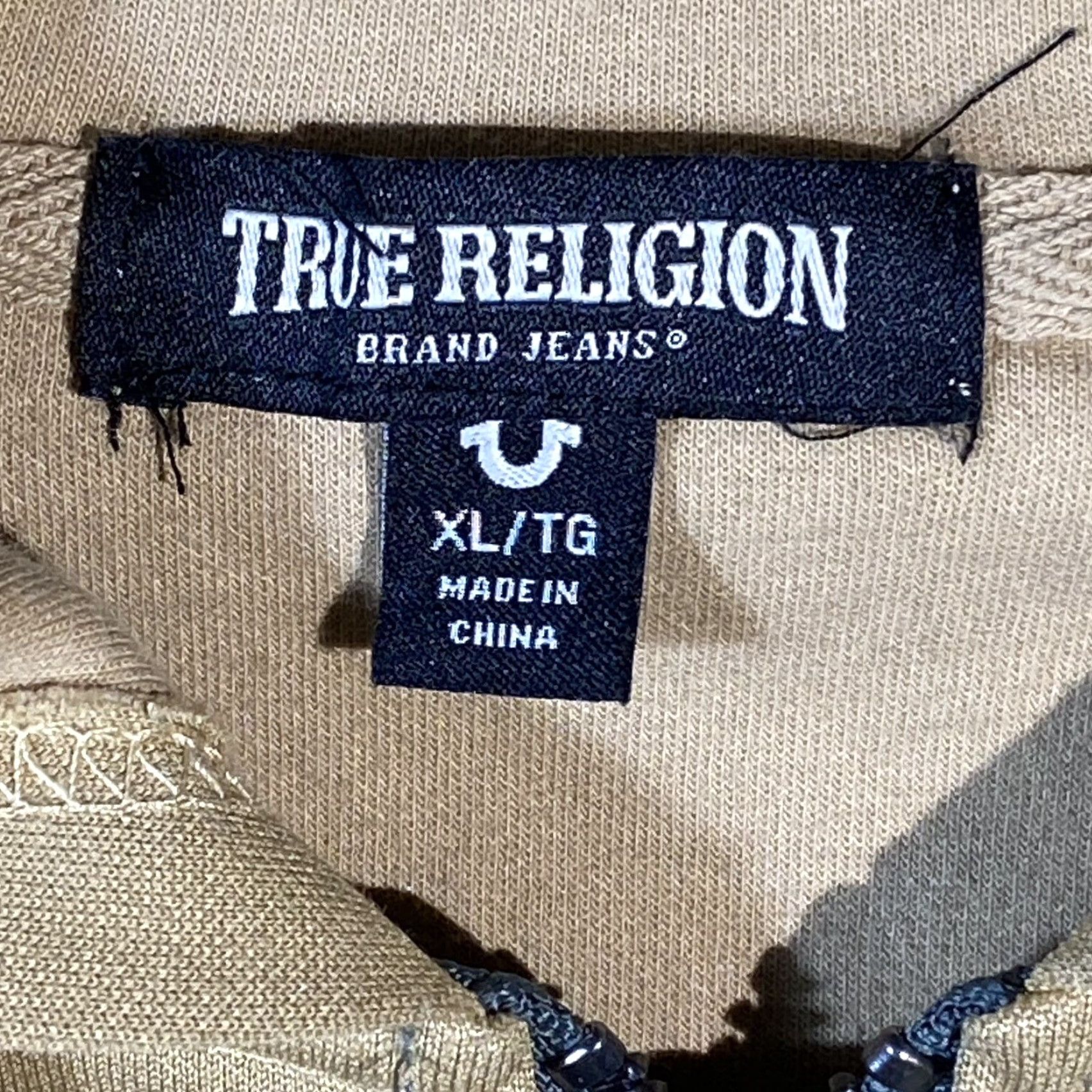 True Religion True Religion Sweatshirt Hoodie XL Crop Color Block Full Zip Women Long Sleeve Multicolor Logo Activewear Regular Fit Size XL / US 12-14 / IT 48-50 - 3 Thumbnail