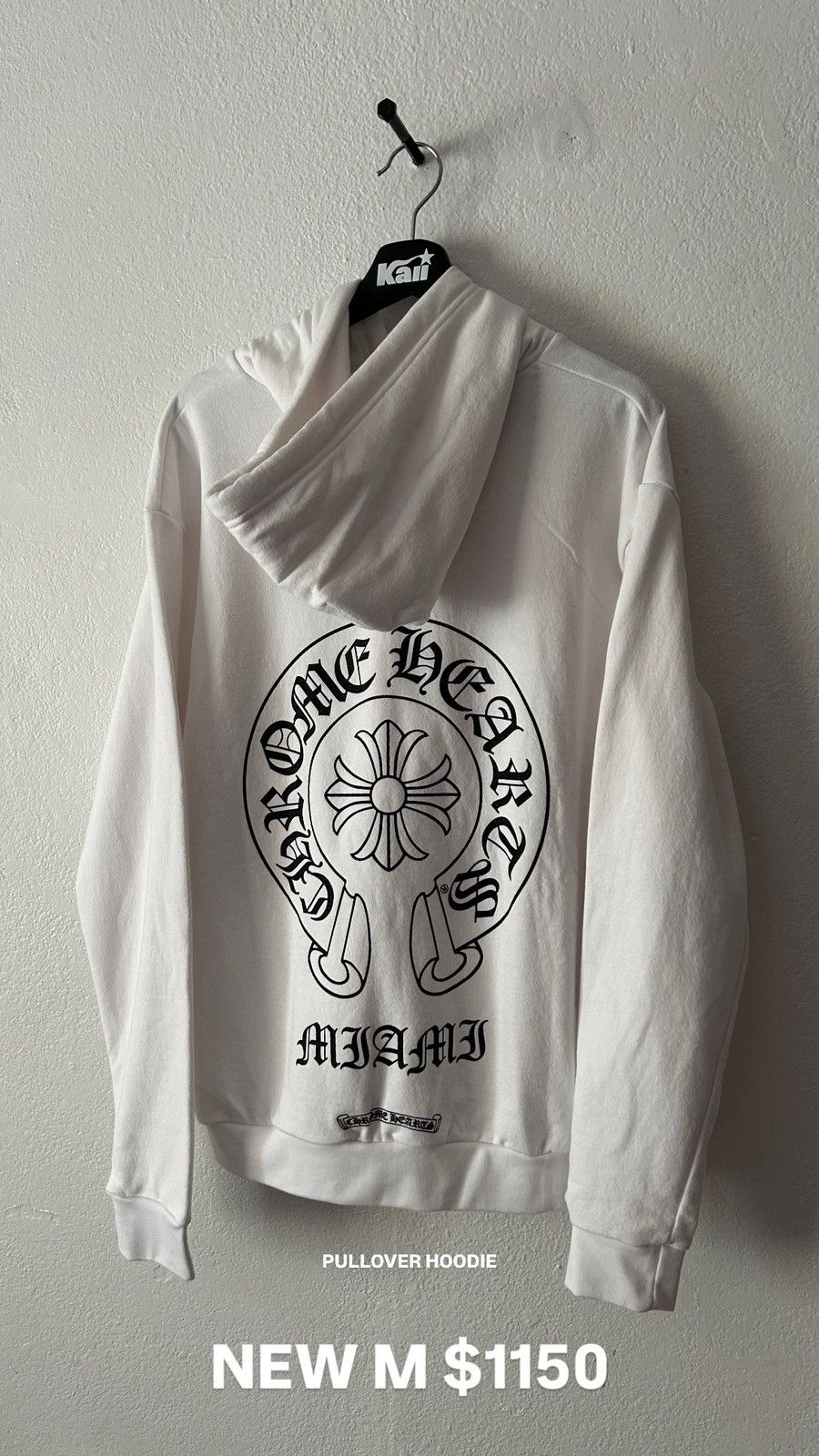 Chrome Hearts Chrome Hearts White Miami Hoodie Size US M / EU 48-50 / 2 - 5 Thumbnail