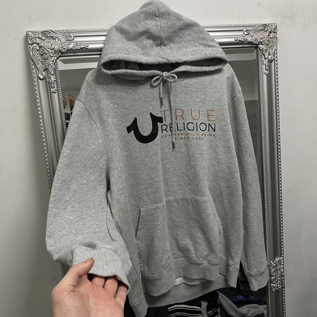 True Religion True Religion Hoodie Bog Logo Y2K Size US L / EU 52-54 / 3 - 4 Thumbnail