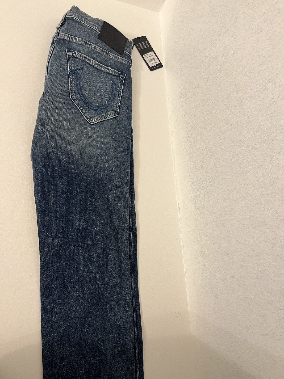 True Religion True Religion Slim Fit Washed Blue Jeans Size US 31 - 2 Thumbnail