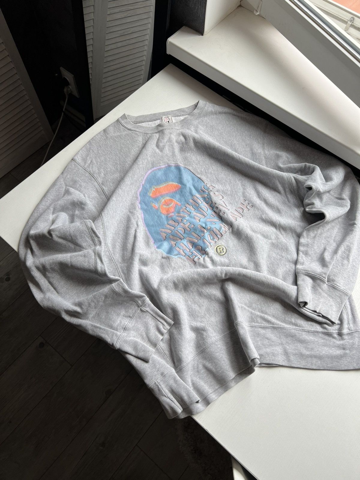Bape Vintage Bathing Ape Crewneck Sweatshirt | Grailed