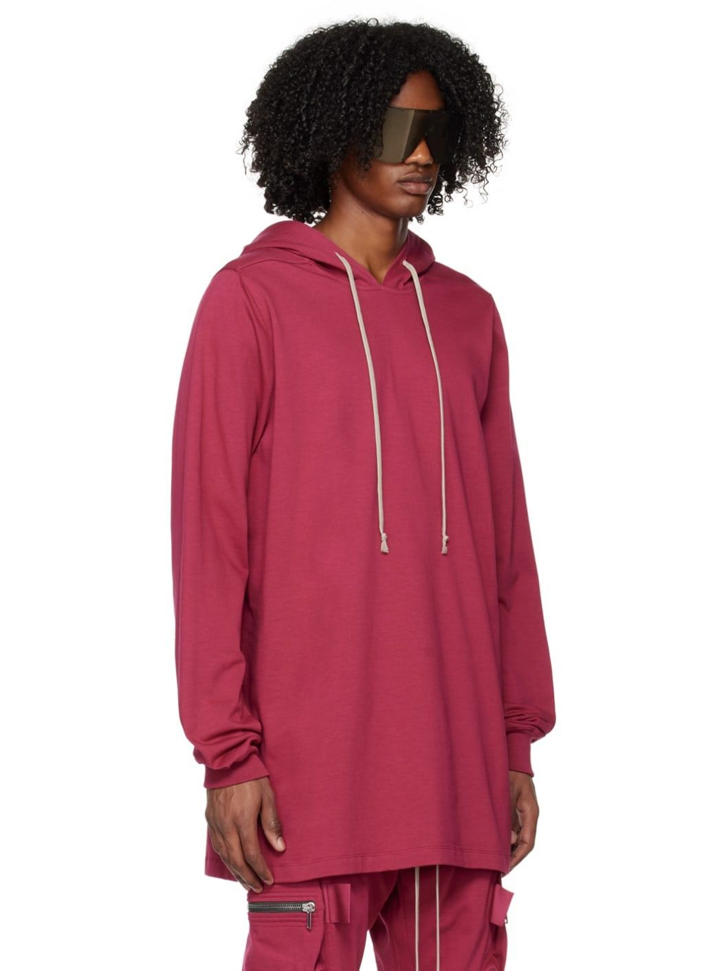 Rick Owens o1y0325 Hoodie in Mauve Size US XS / EU 42 / 0 - 2 Thumbnail
