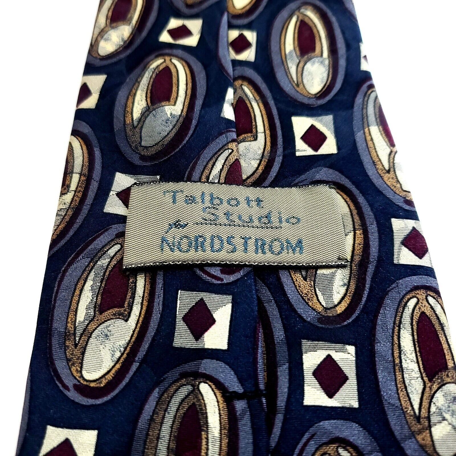 Robert Talbott Robert Talbott Studio Nordstrom Green Red Print Abstract Geo Size ONE SIZE - 3 Thumbnail