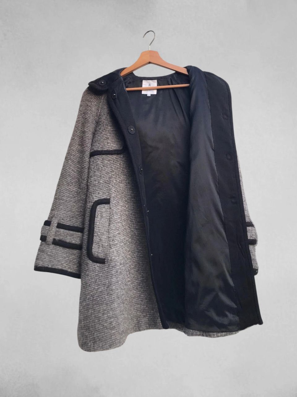 Lanvin Lanvin en Bleu Mohair Coat Size XS / US 0-2 / IT 36-38 - 3 Thumbnail