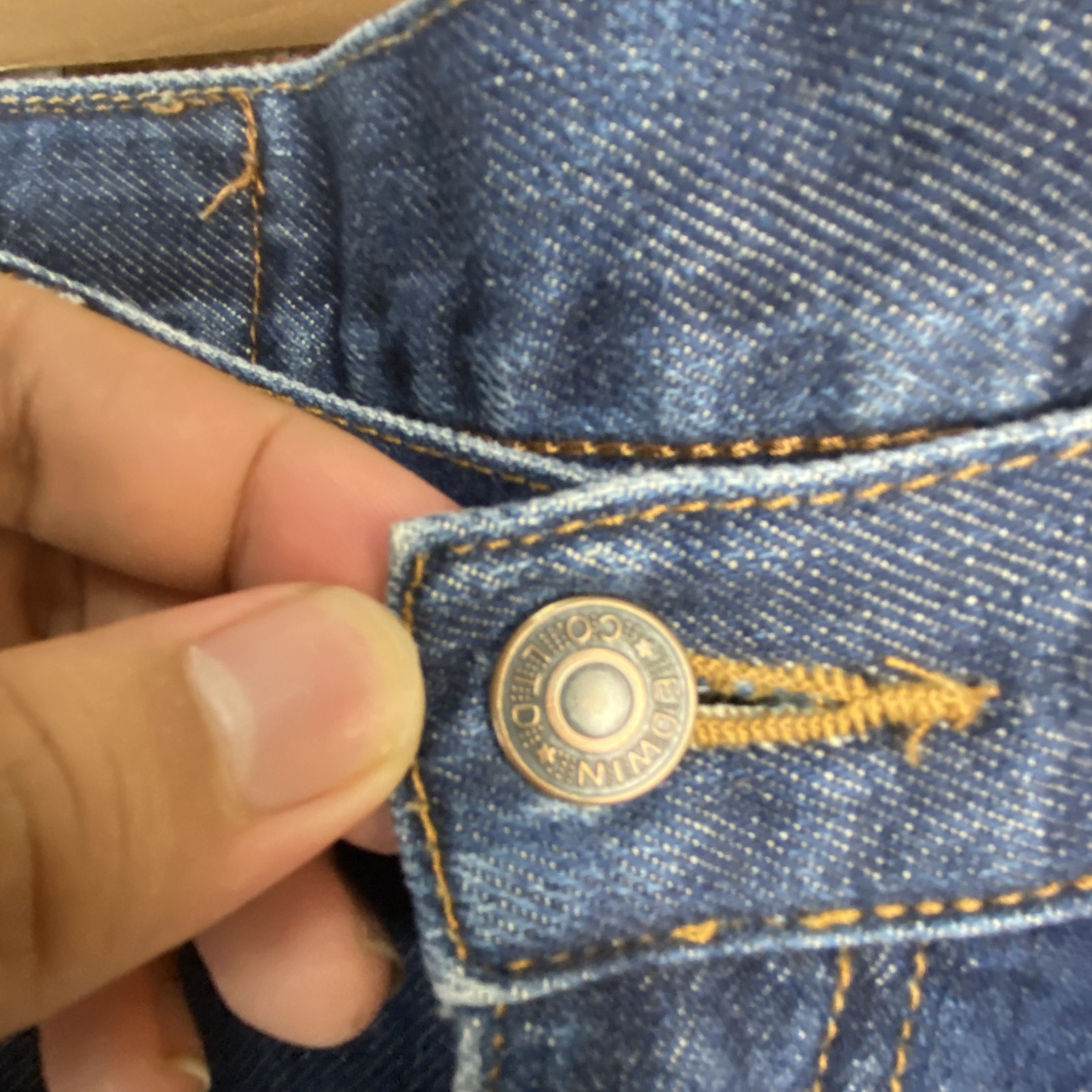 Edwin Edwin vintage Blue Denim Pants #7595 Size US 30 / EU 46 - 11 Thumbnail