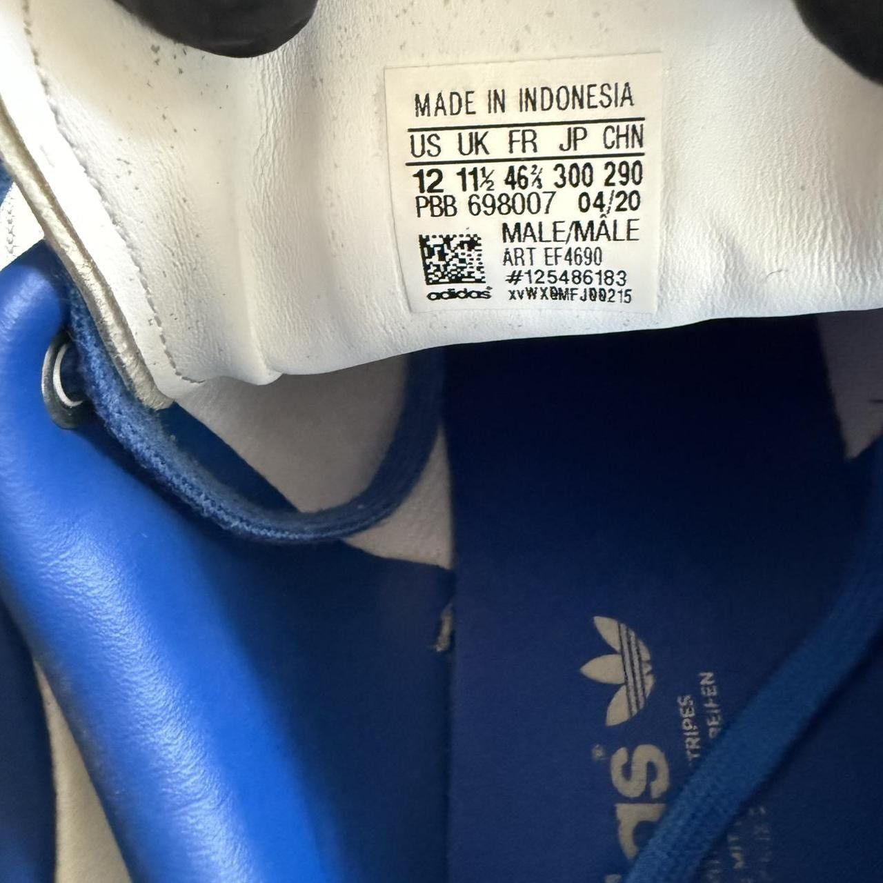 Adidas 2020 adidas stan smith “team royal blue” Size US 12 / EU 45 - 6 Thumbnail