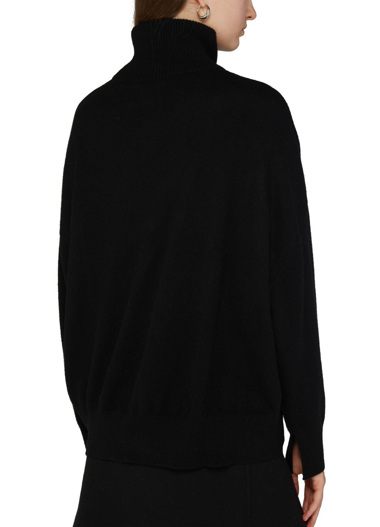 Loulou de Saison o1s22i1n1024 Cashmere Murano Sweater in Black Size S / US 4 / IT 40 - 4 Thumbnail