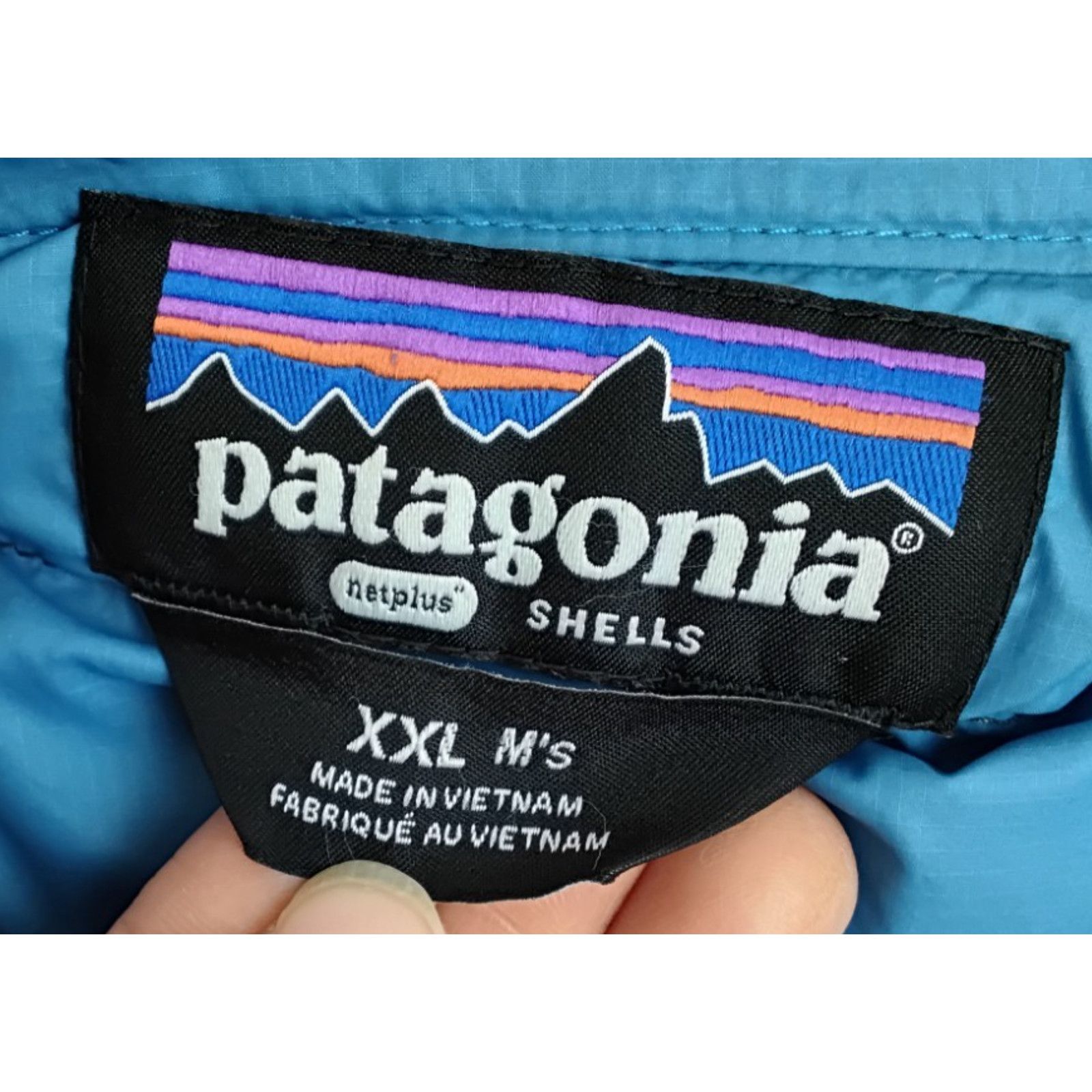 Patagonia Patagonia Netplus Shell Down Puffer Vest Men's 2XL Gray/Blue Size US XXL / EU 58 / 5 - 8 Thumbnail