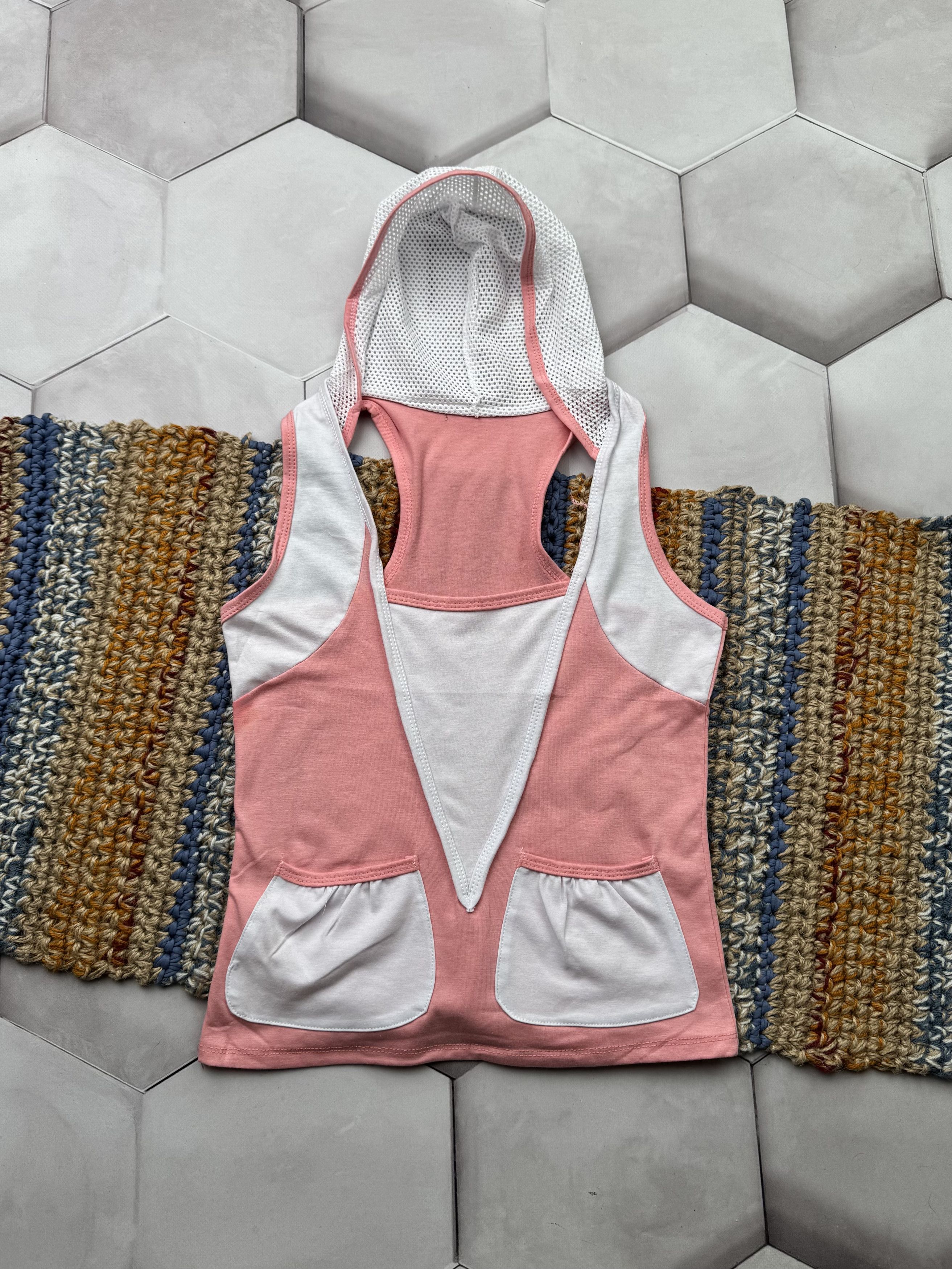 Vintage Vintage Hooded Tank Top (E4) Size S / US 4 / IT 40 - 1 Thumbnail
