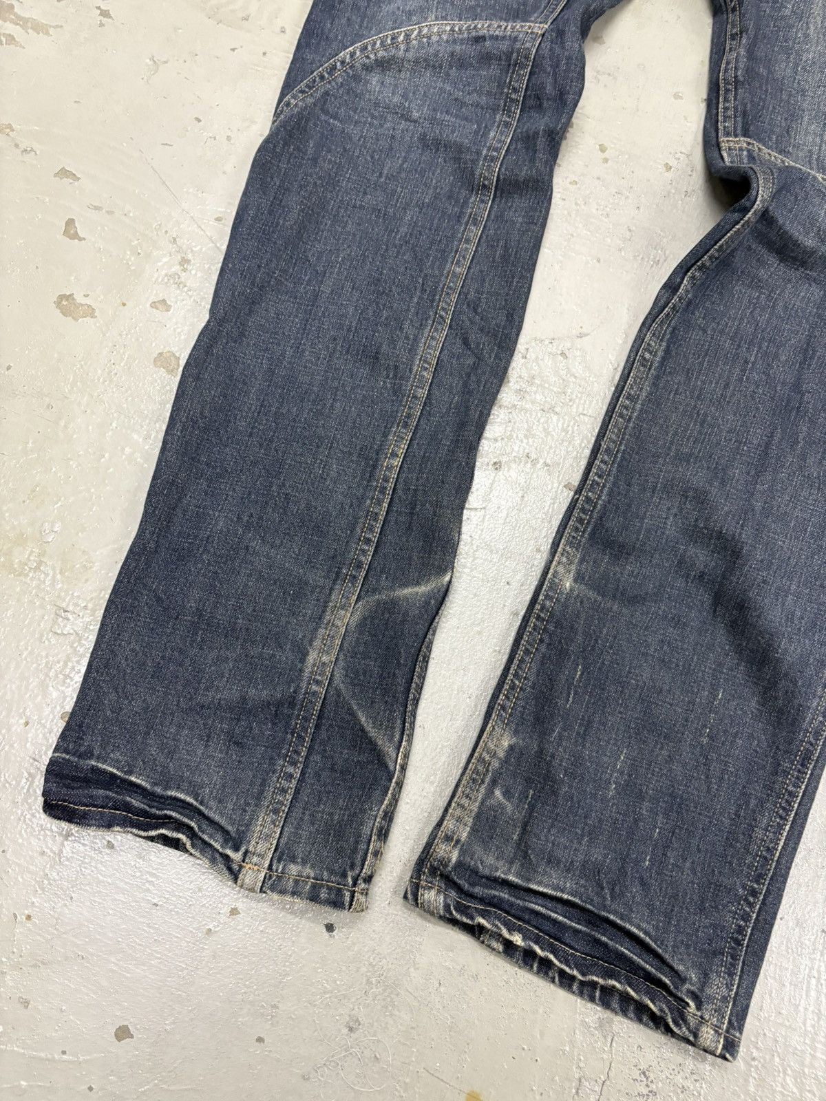 Engineered Garments PAINTED DISTRESSED DENIM BY URBAN CRAFT Size US 31 - 14 Thumbnail