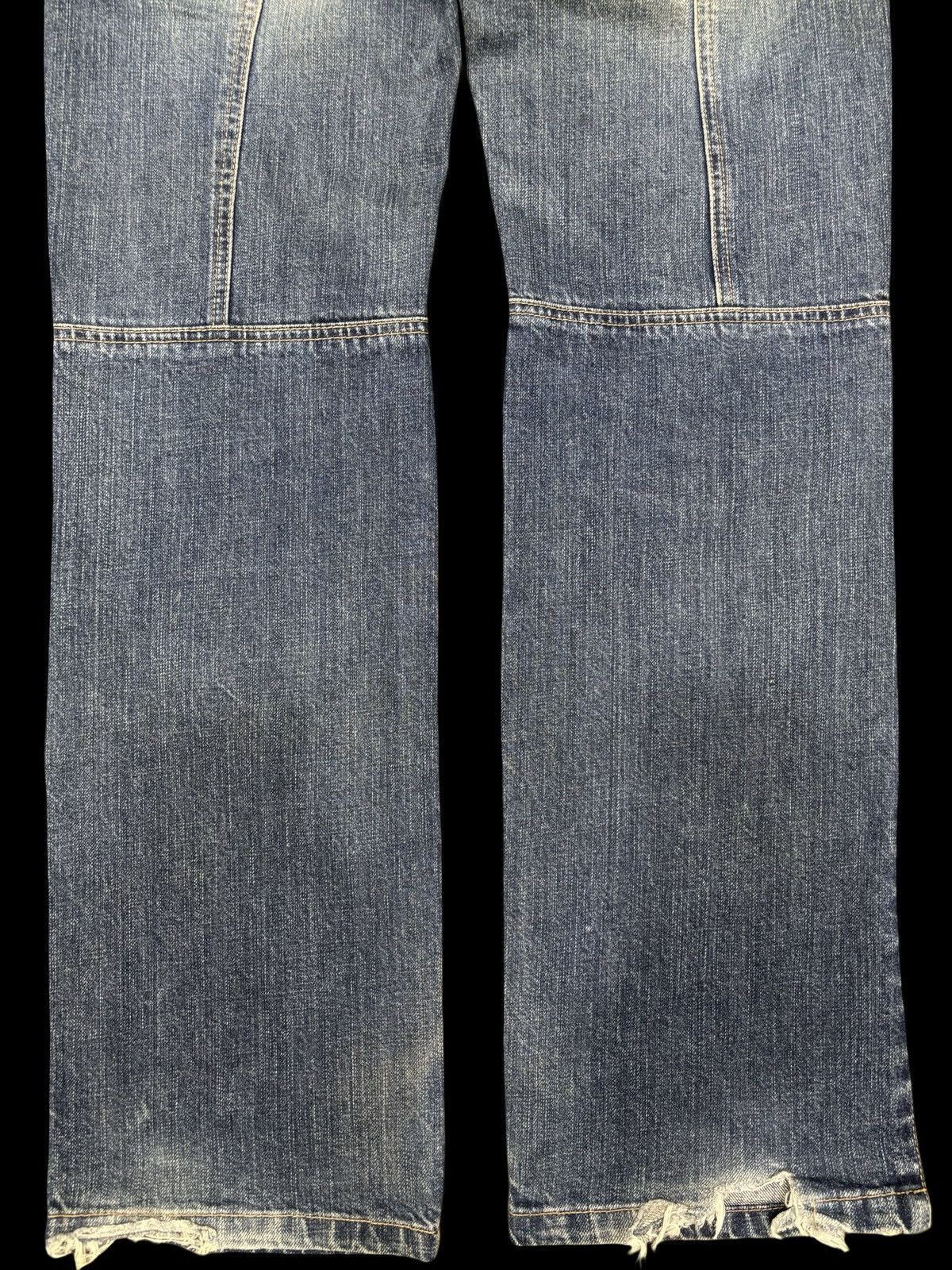Japanese Brand PPFM Japan Custom Performance Two Tones Cargo Biker Denim Size US 33 - 18 Thumbnail