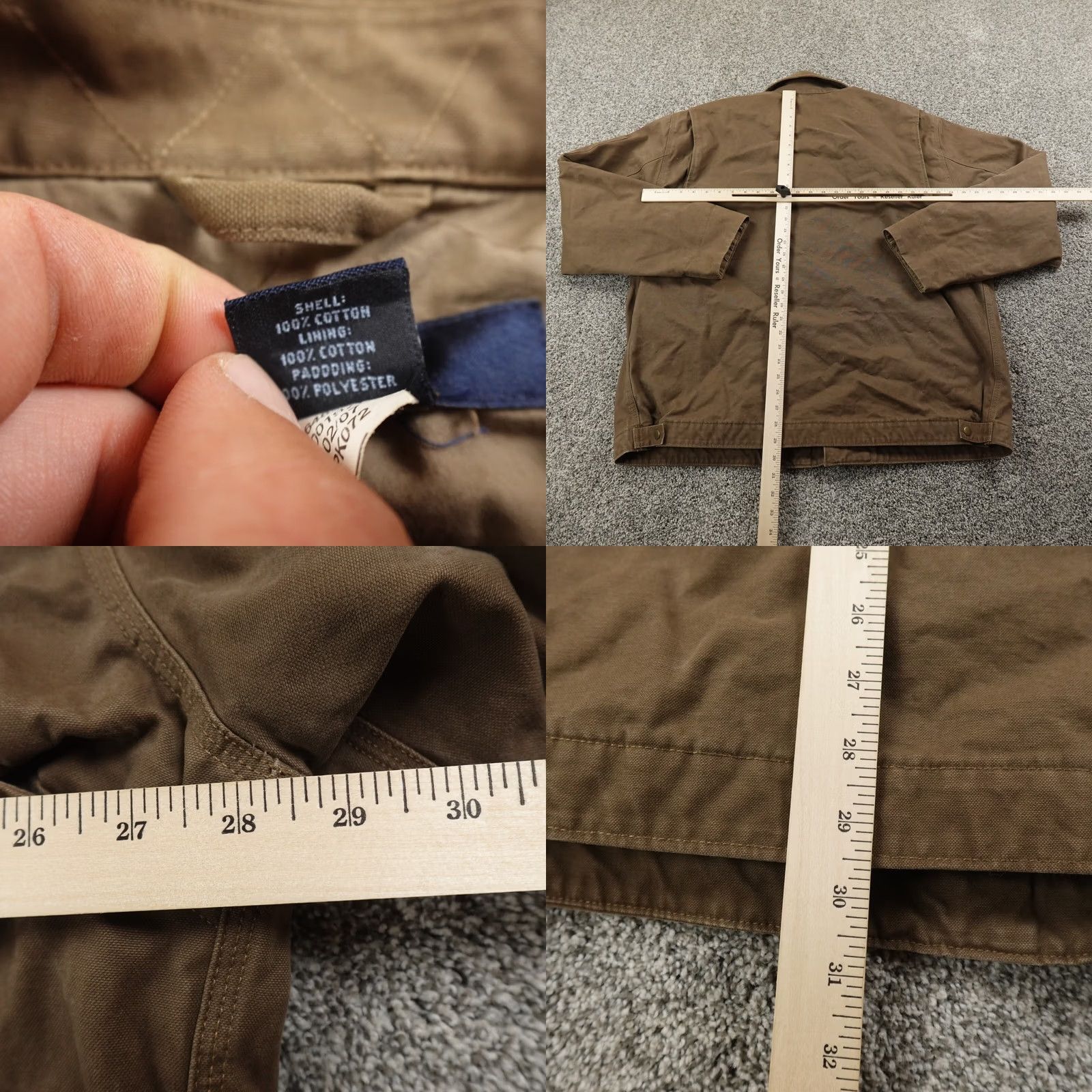 Gap Gap Jacket Mens XL Brown Quilted Lined Heavy Bomber Zip Coat Chore Work Y2K 00s Size US XL / EU 56 / 4 - 9 Thumbnail