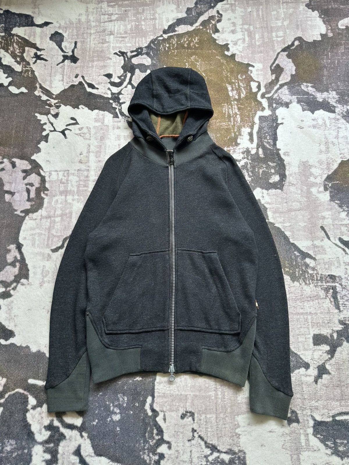 Maharishi AW99/00 Maharishi duo faced knit zipper hoodie Size US M / EU 48-50 / 2 - 1 Thumbnail
