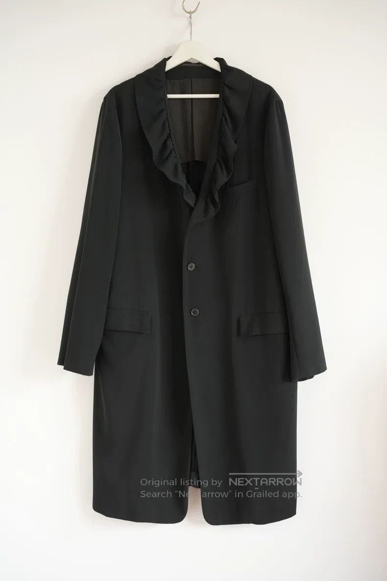 Yohji Yamamoto Yohji Yamamoto 97ss Palace Lace Collar Coat Size US M / EU 48-50 / 2 - 1 Thumbnail