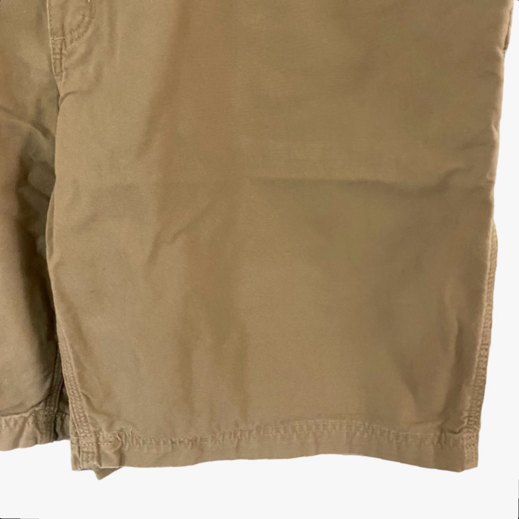 Carhartt VINTAGE Carhartt Canvas Work Shorts Tan Cargo Carpenter Original Fit Tool Loop Mens 46 Brown 100% Cotton Size US 30 / EU 46 - 7 Thumbnail