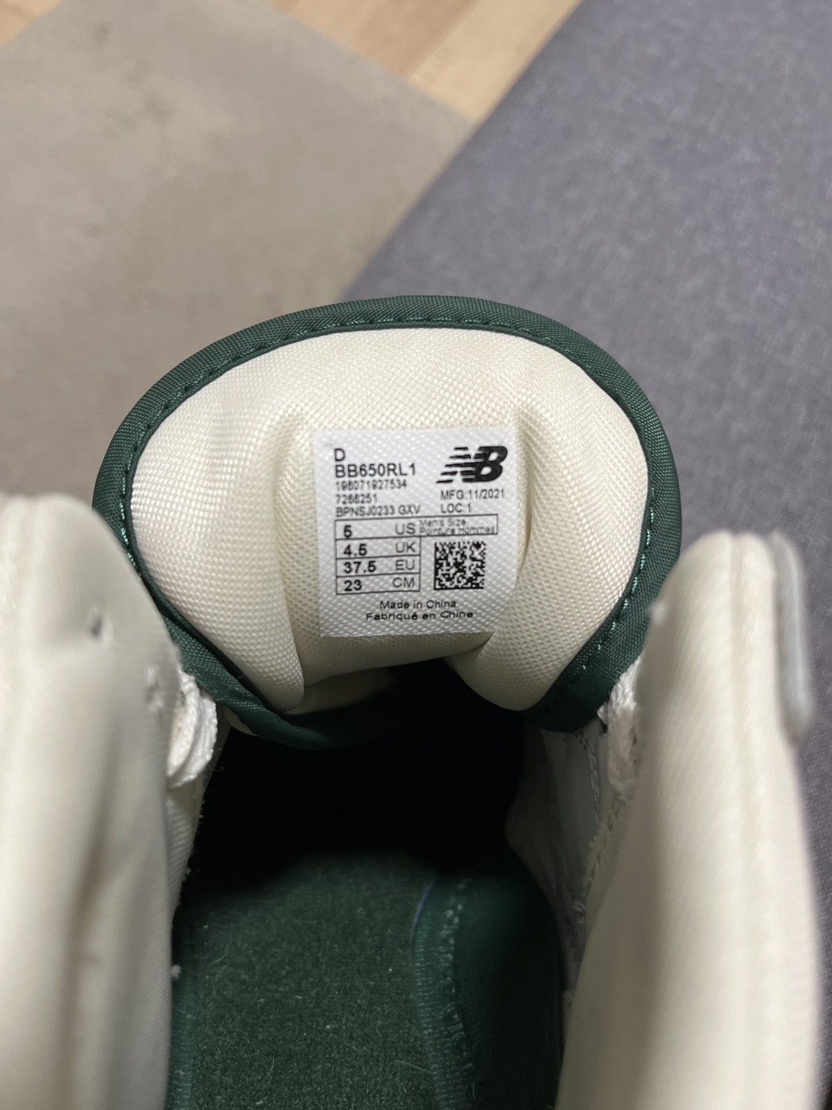 New Balance ALD / New Balance 650R “White Green” Size US 5 / EU 37 - 4 Thumbnail