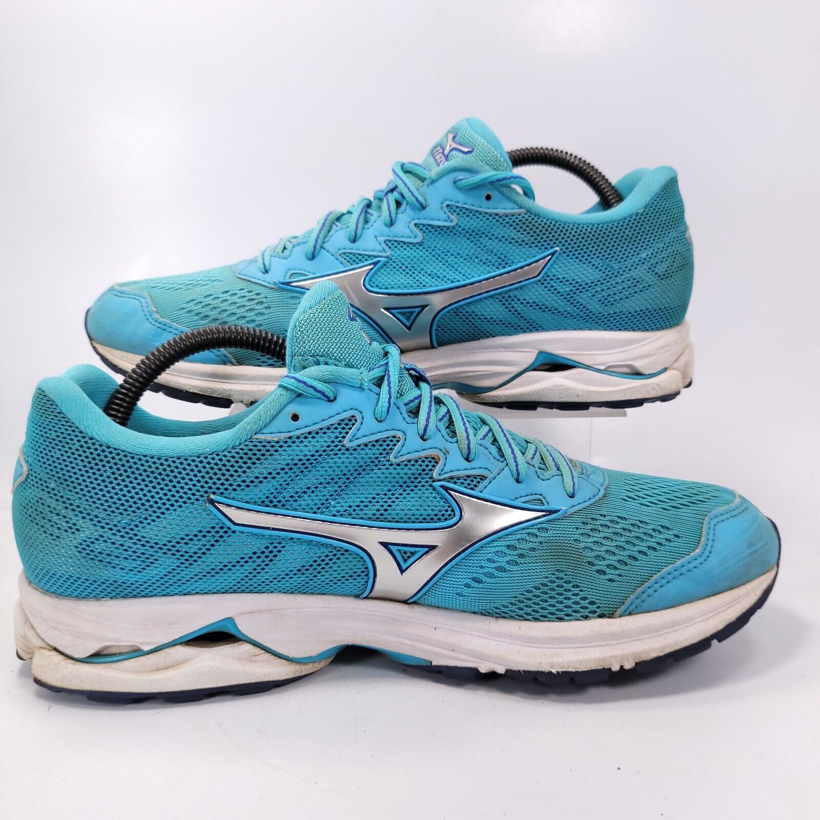 Mizuno Mizuno Wave Rider 20 Shoe Womens Size 9.5 J1GD170603 Blue Size US 9.5 / IT 39.5 - 6 Thumbnail
