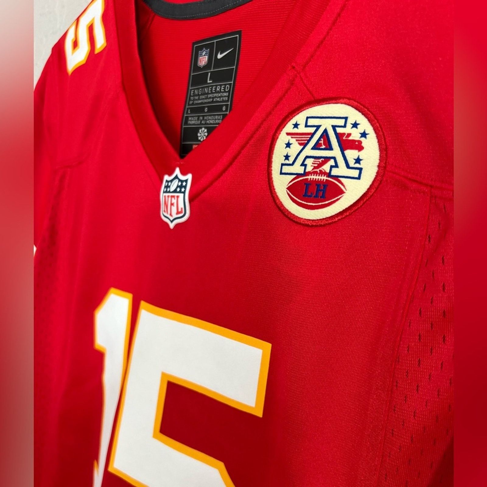 Nike Nike Patrick Mahomes #15 On-Field Jersey Kansas City Chiefs Size L / US 10 / IT 46 - 3 Thumbnail