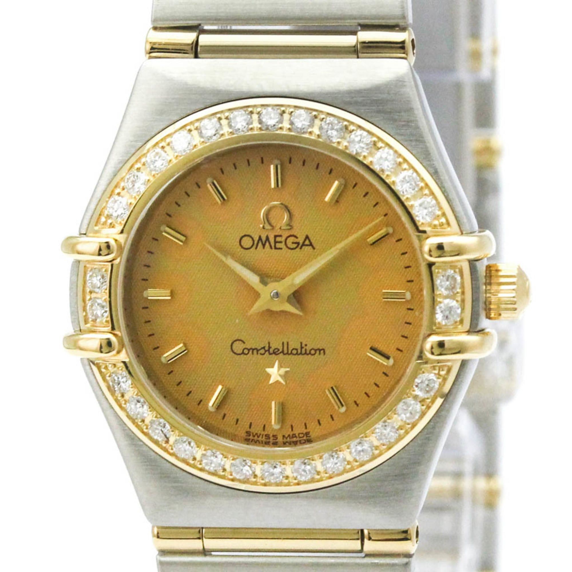 Omega OMEGA Constellation Diamond 18K Gold Steel Watch 1367.10 Polished Size ONE SIZE - 1 Thumbnail