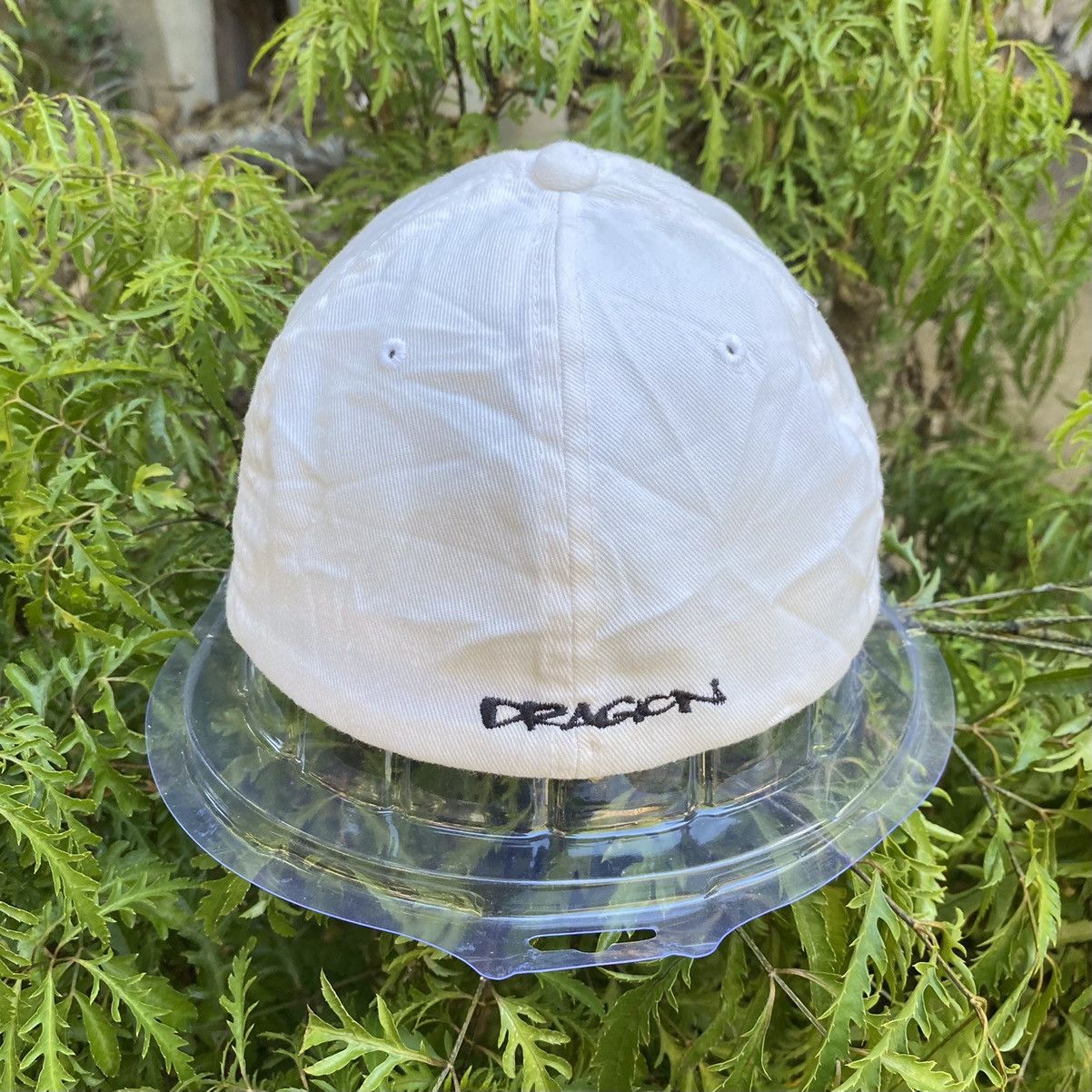 Vintage 🔥Distressed🔥Y2K Vintage Dragon Optical Skatebord Cap Flexfit Size ONE SIZE - 6 Thumbnail
