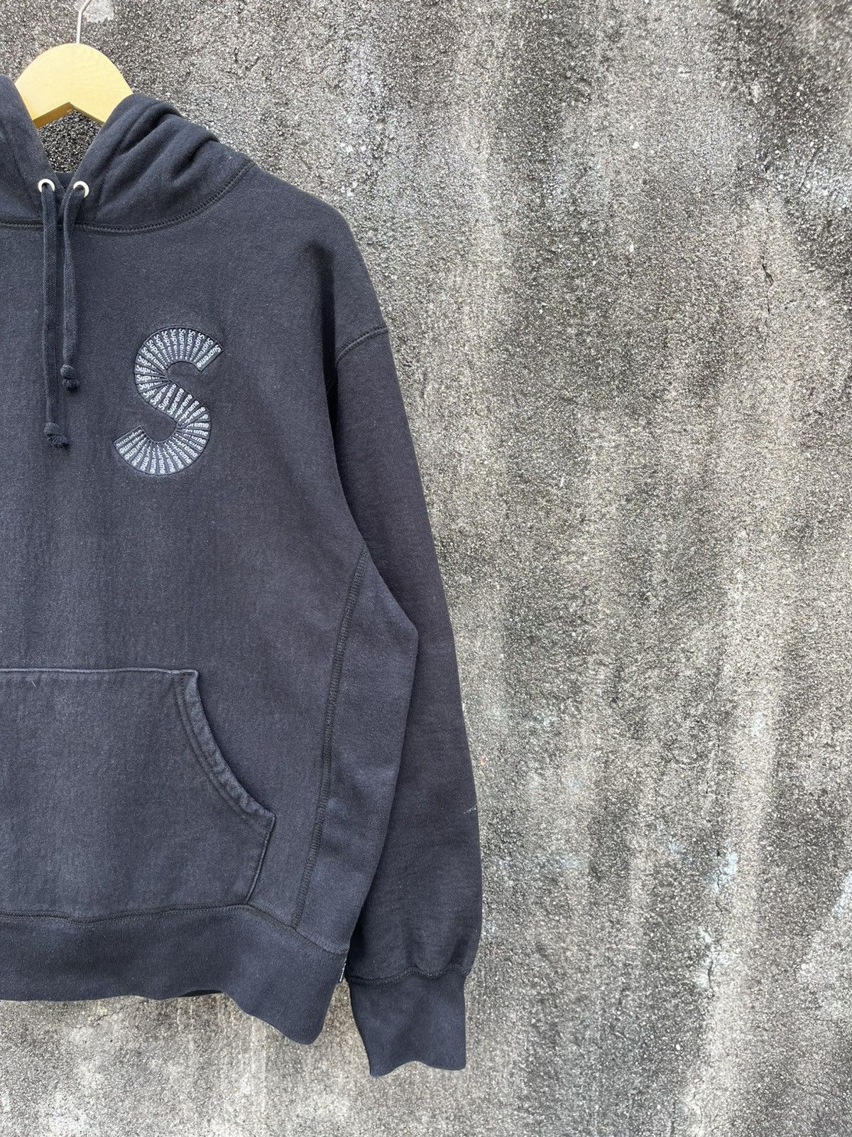 Supreme Supreme S Logo Hooded Sweatshirt Black Small Size US S / EU 44-46 / 1 - 2 Thumbnail