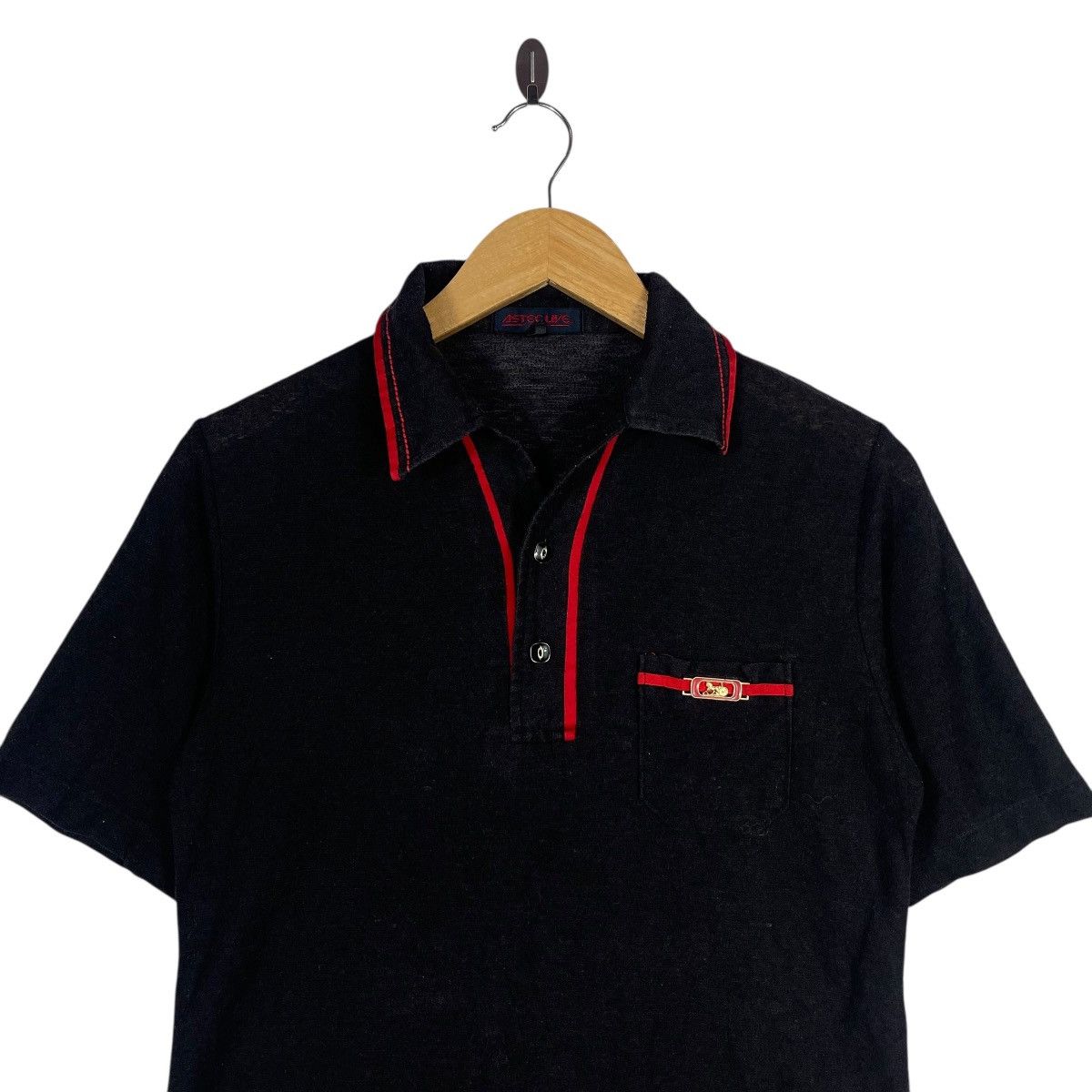 Vintage Astec Live Contrast Trim Polo Shirt | Japanese Streetwear Size US L / EU 52-54 / 3 - 2 Thumbnail