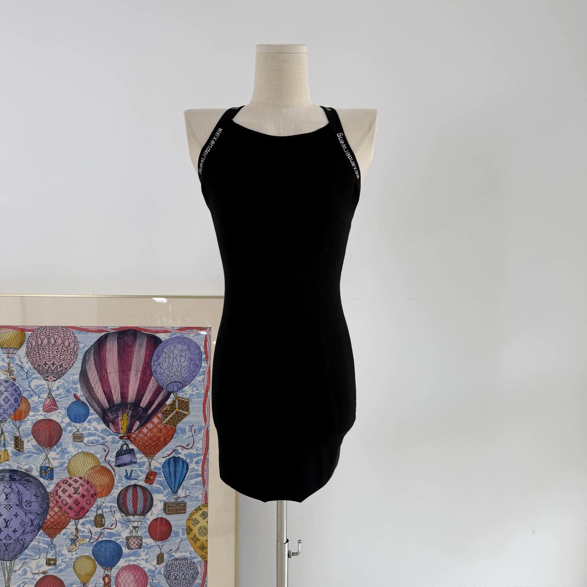 Alexander Wang Alexander Wang Women's New Black Cross Strap Dress XS Size XS / US 0-2 / IT 36-38 - 1 Thumbnail