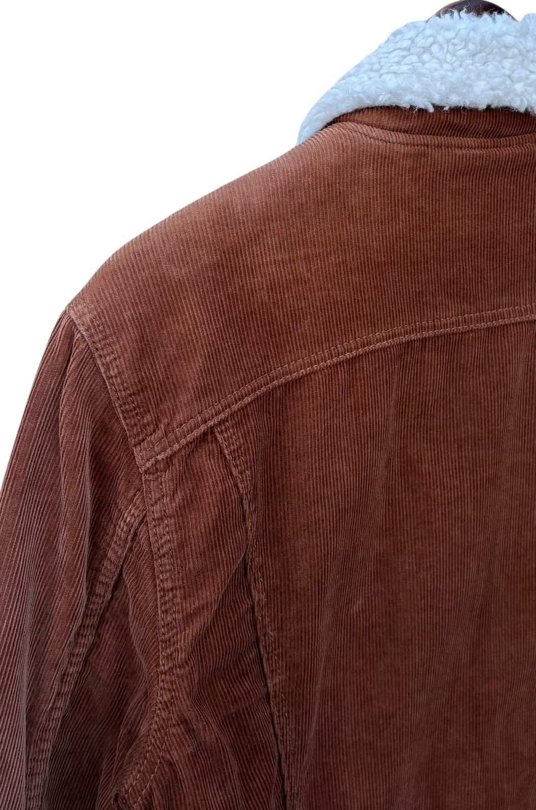 Lee Lee Storm Rider Corduroy Sherpa Lining Faded Sleeve Jacket Size US S / EU 44-46 / 1 - 9 Thumbnail