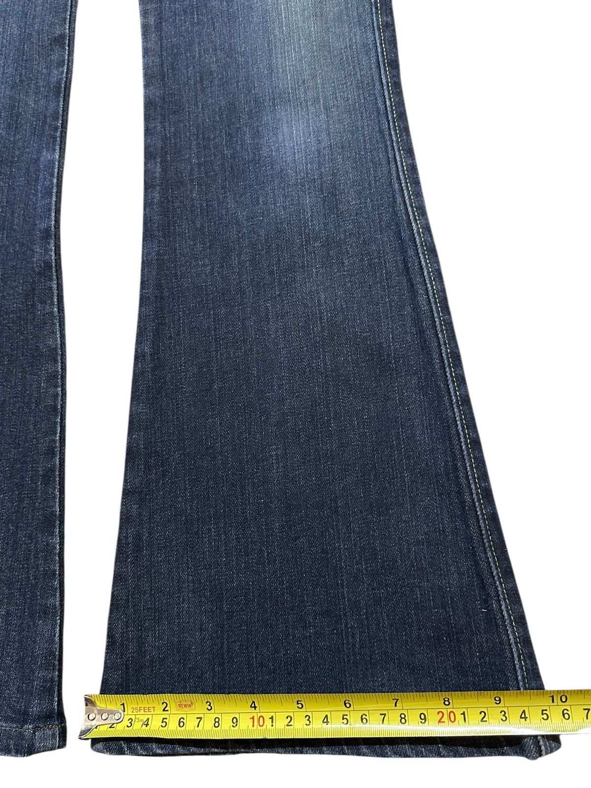 Hysteric Glamour Vintage Japanese Brand Faded Wash Style Flare Jeans Size US 30 / EU 46 - 16 Thumbnail