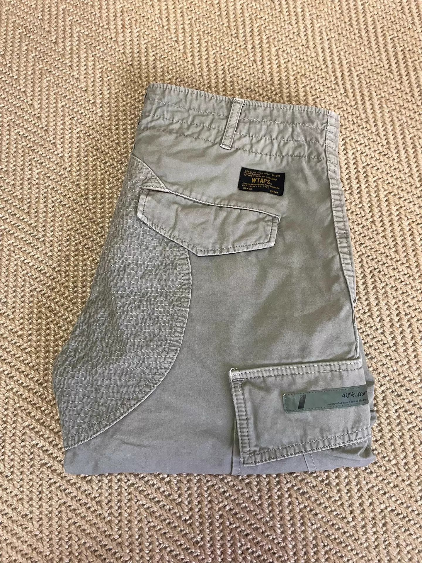 Wtaps WTAPS 13SS JUNGLE CHOPPED Wax Dyed Washed Olive 7/8 Short Size US 29 - 3 Thumbnail