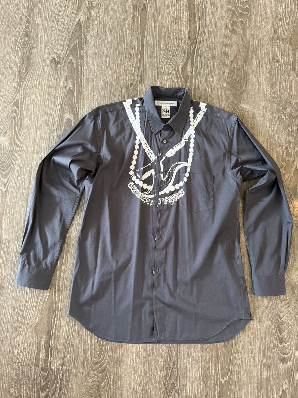 Comme des Garcons CDG x ASAP Nast Button Down Shirt M | DSM | Hand Painted Size US M / EU 48-50 / 2 - 5 Thumbnail