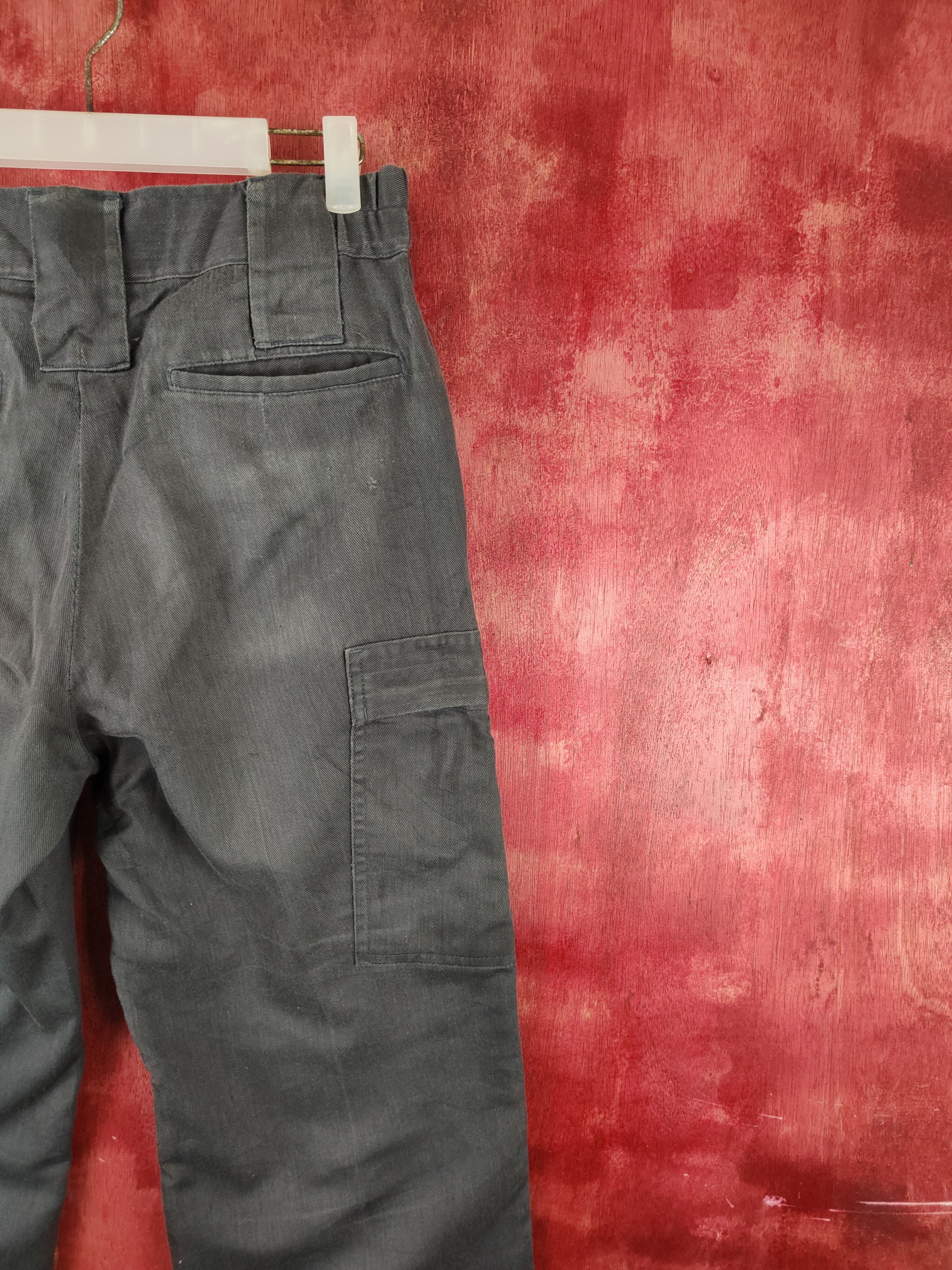 Japanese Brand Danbird Gray Faded Multipocket Tactical Cargo Pants #S1745 Size US 28 / EU 44 - 10 Thumbnail