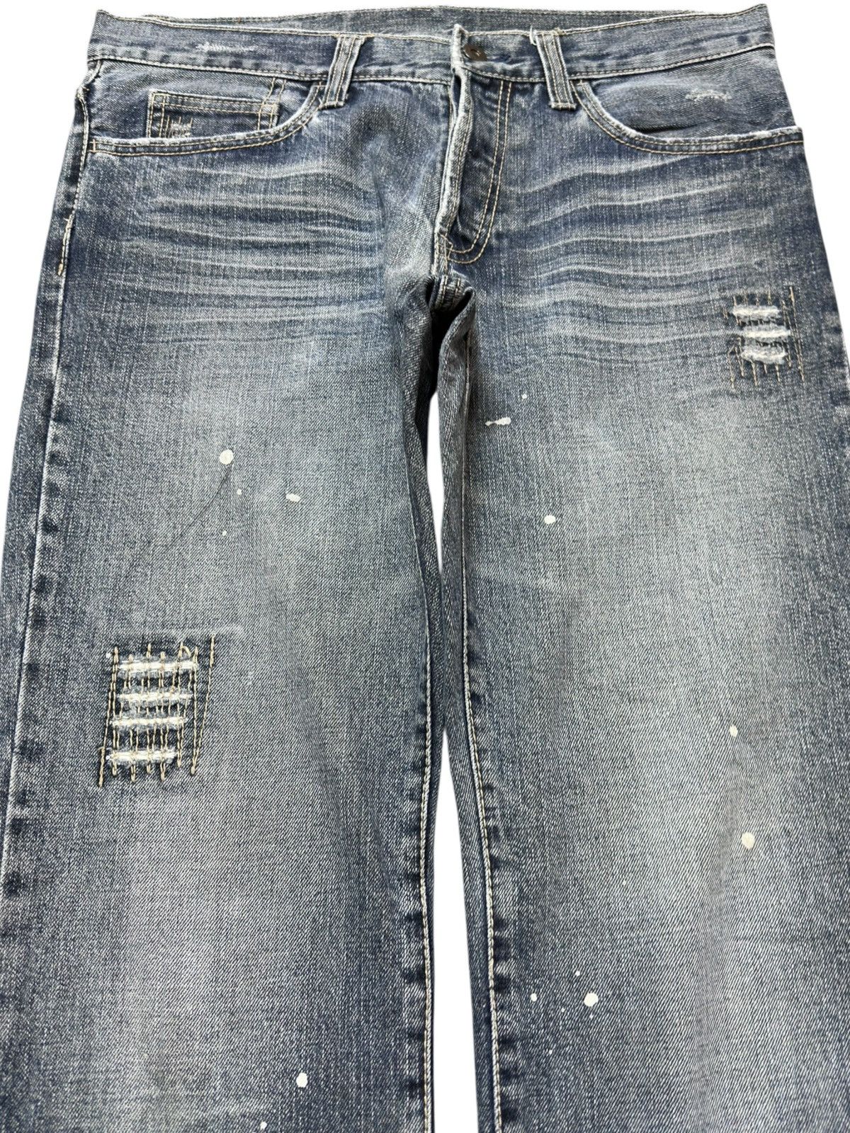 Boycott Vintage Boycott Grunge Distressed Denim Size US 33 - 2 Thumbnail