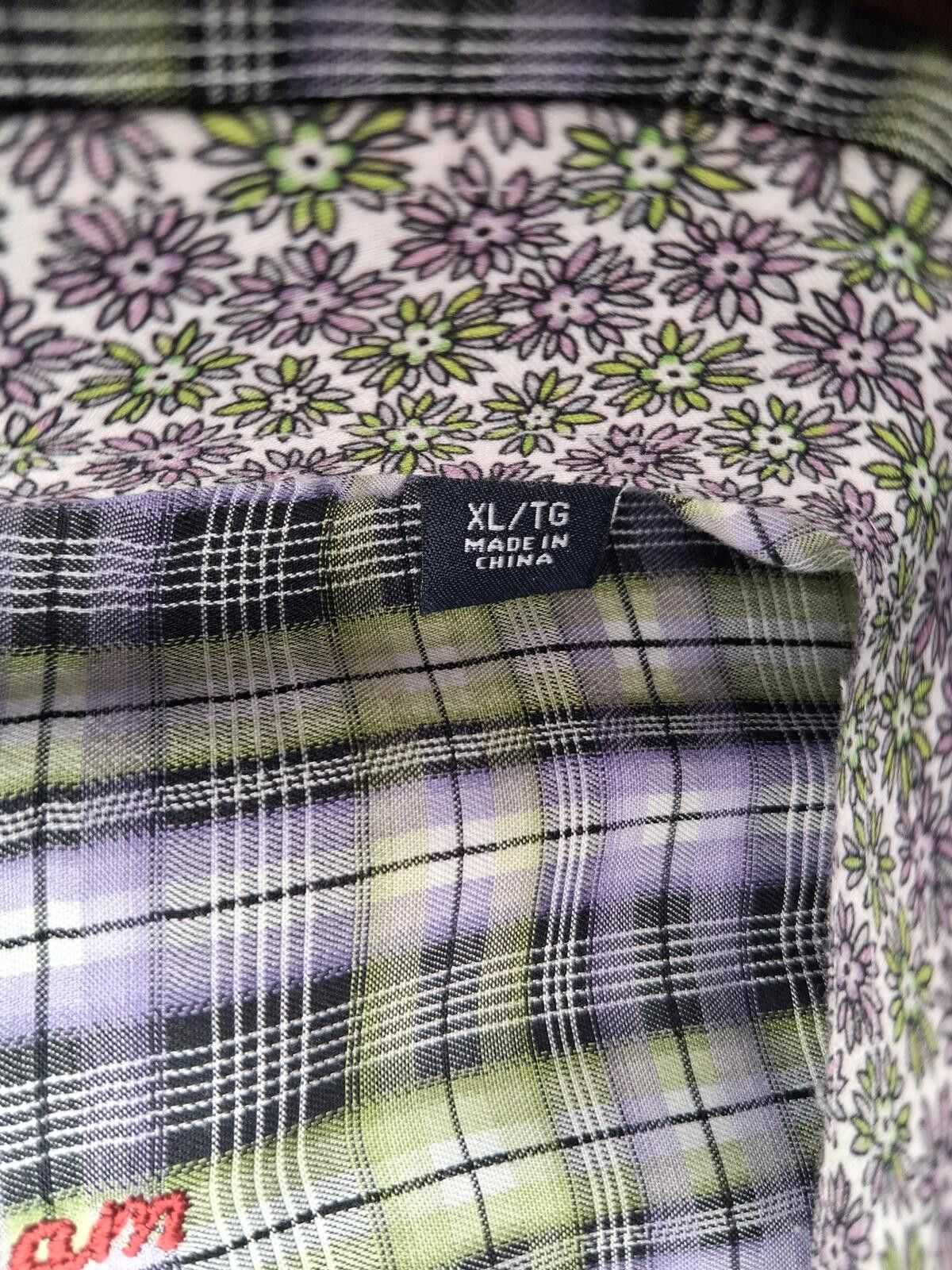 Robert Graham Robert Graham Shirt XL Multicolor Plaid Cotton Flip Cuff Size US XL / EU 56 / 4 - 3 Thumbnail
