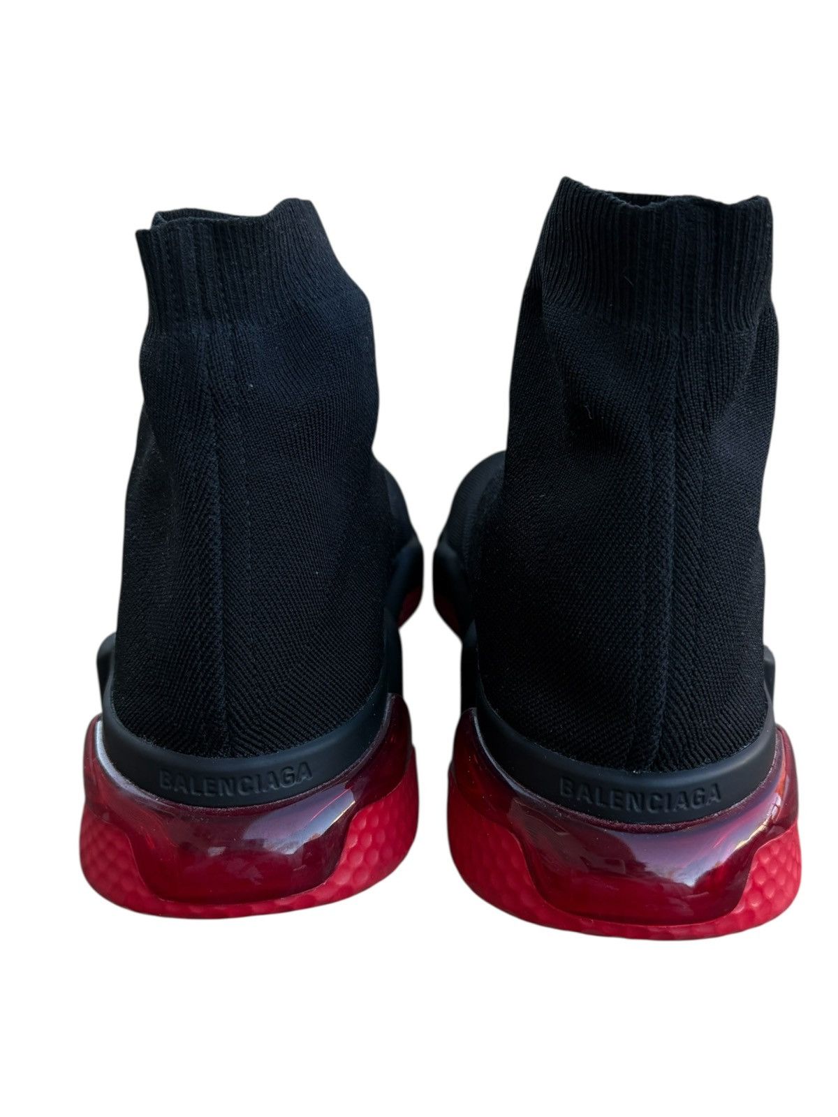 Balenciaga Balenciaga black and red sock runners Size US 13 / EU 46 - 4 Thumbnail