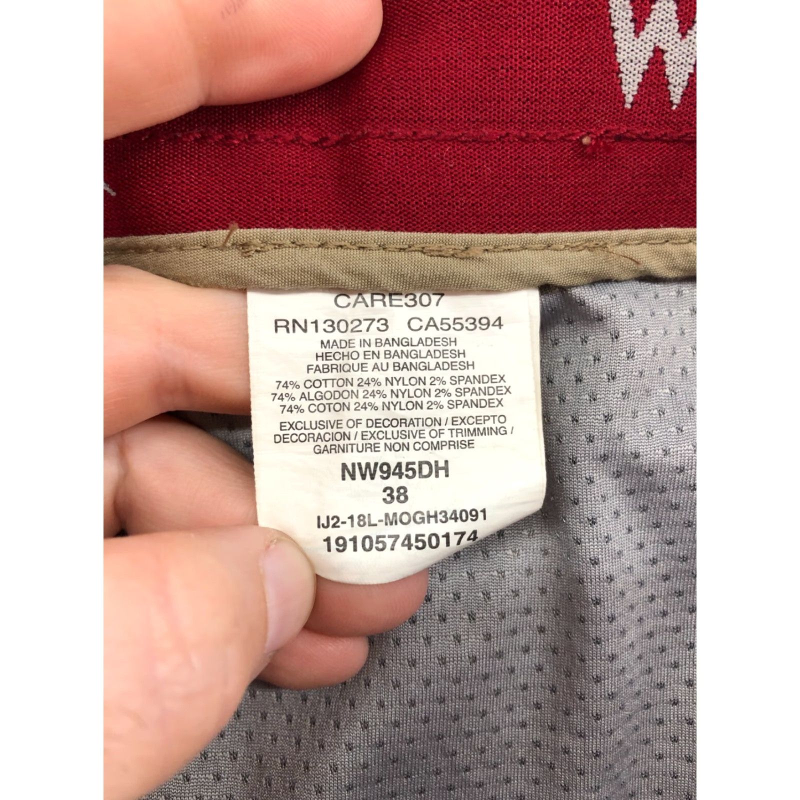 Wrangler Wrangler Chino Shorts Mens 38 Beige Mid Rise Size US 38 / EU 54 - 7 Thumbnail
