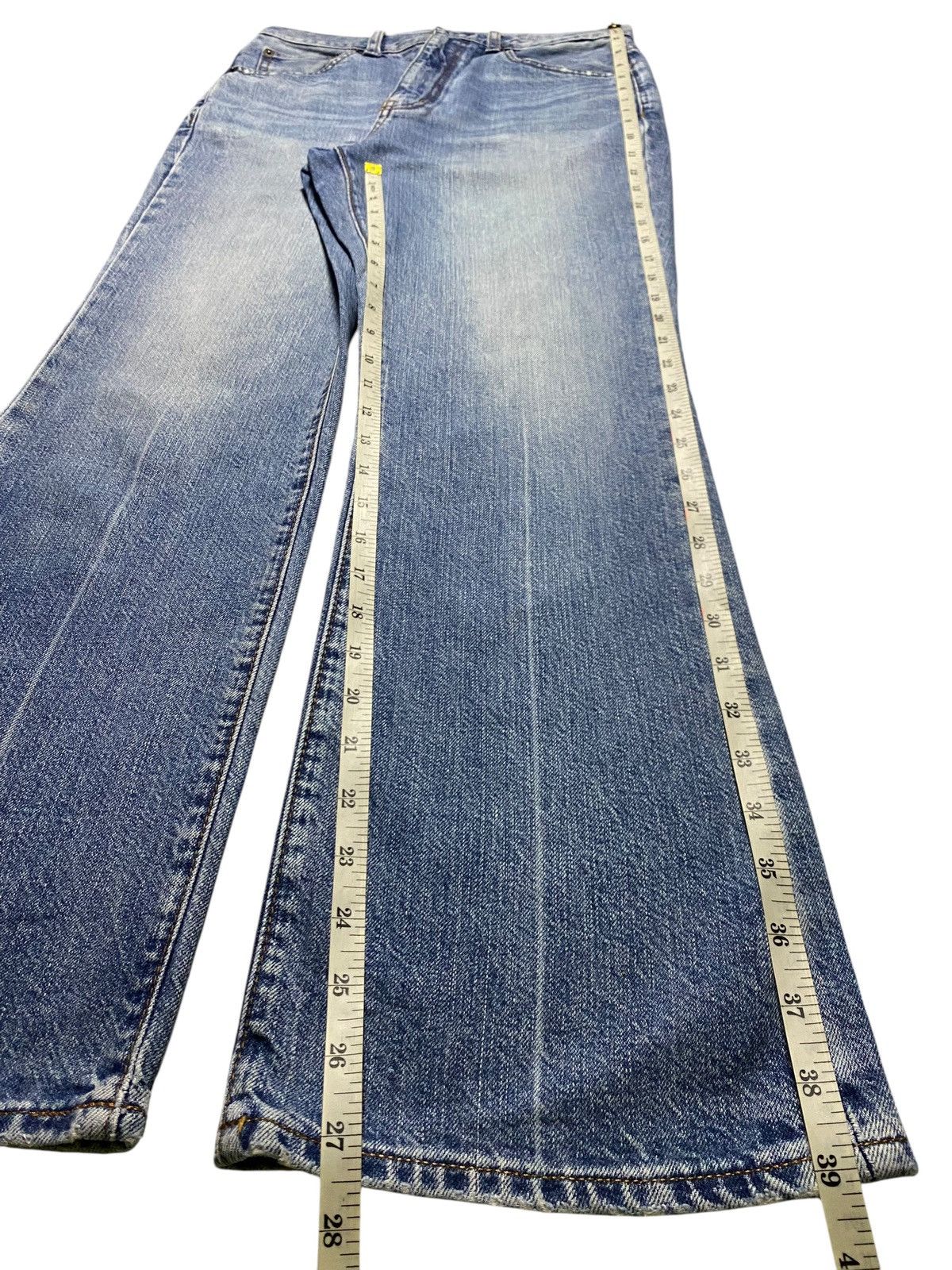 Japanese Brand Vintage Japanese Brand high-waist Blue Wash Flare Jeans Size US 28 / EU 44 - 13 Thumbnail