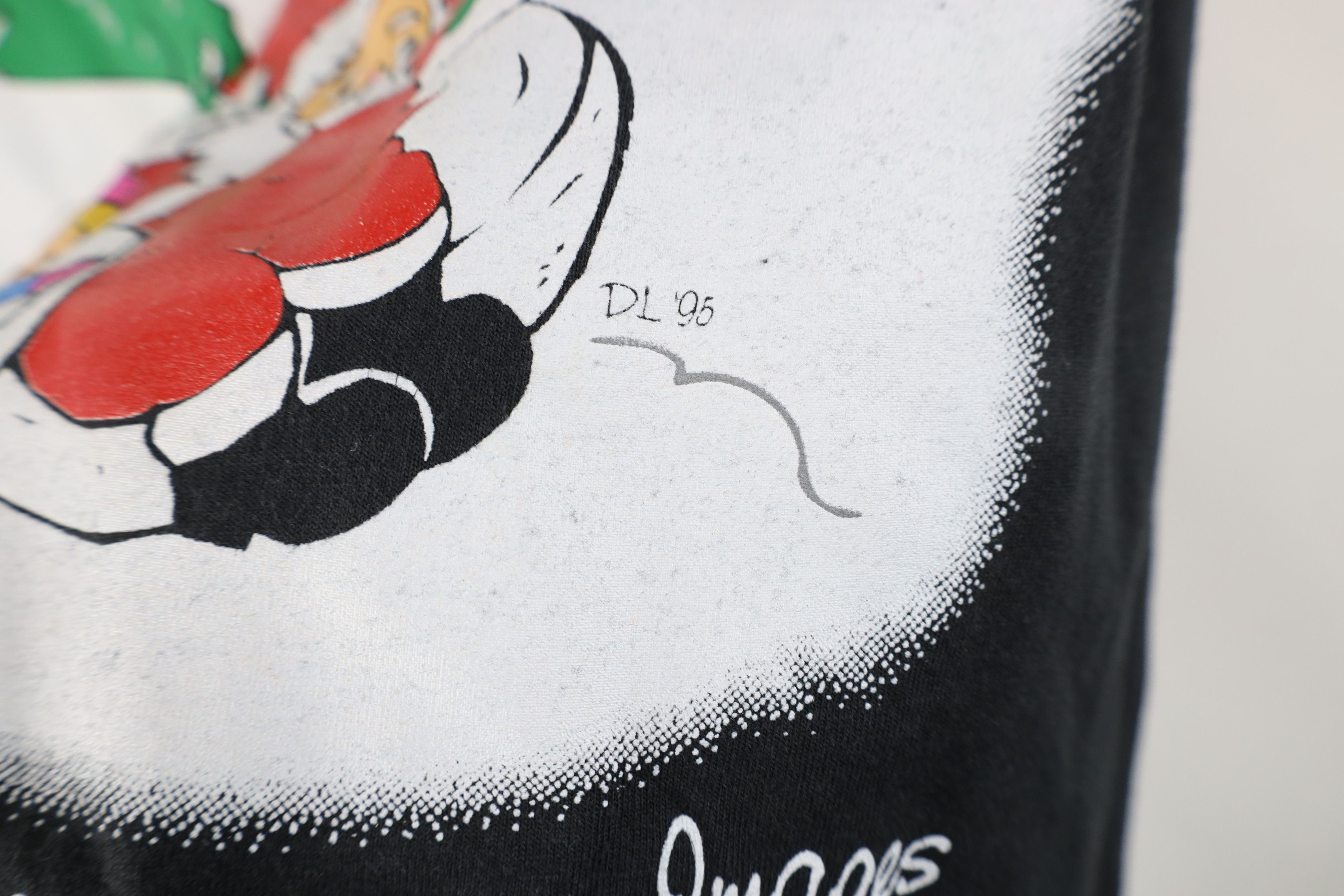 Vintage Vintage 90s Christmas Holidays Santa Claus T-Shirt Black USA Size US XL / EU 56 / 4 - 6 Thumbnail