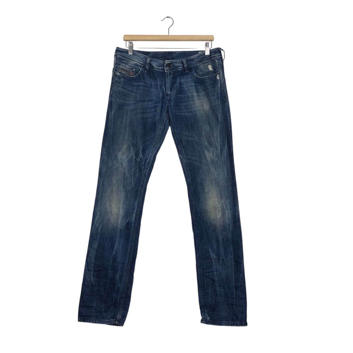 Diesel 📌Vintage Denim Jeans Diesel Parachute Bondage Biker Style Size US 32 / EU 48 - 2 Thumbnail