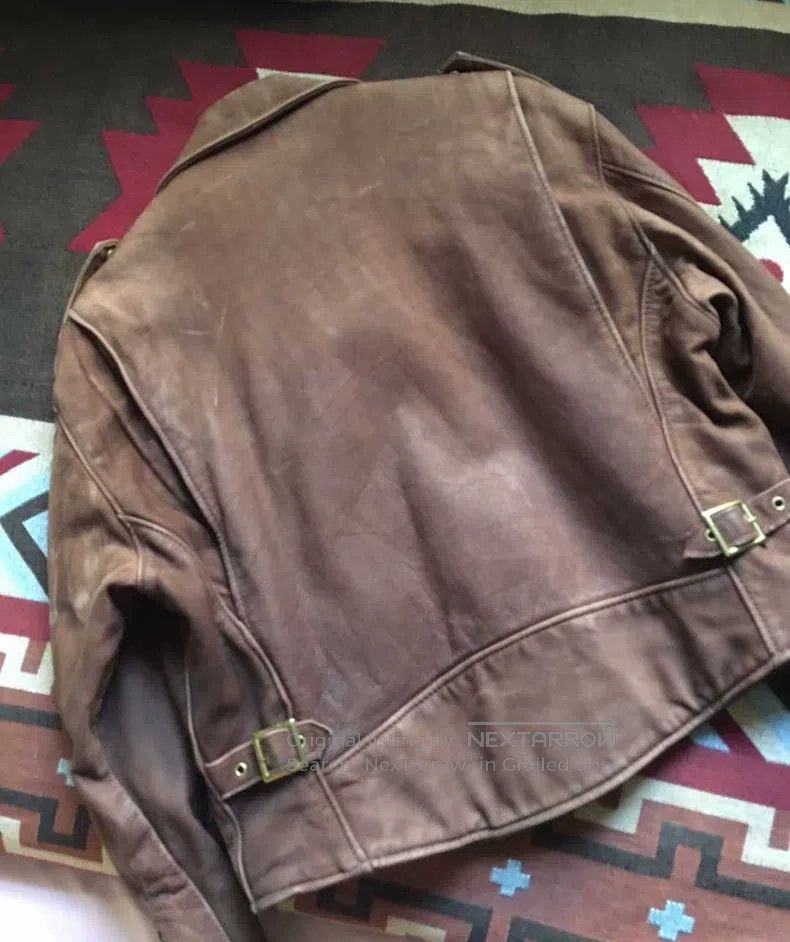 Schott Schott NYC first year leather coat Size US L / EU 52-54 / 3 - 3 Thumbnail