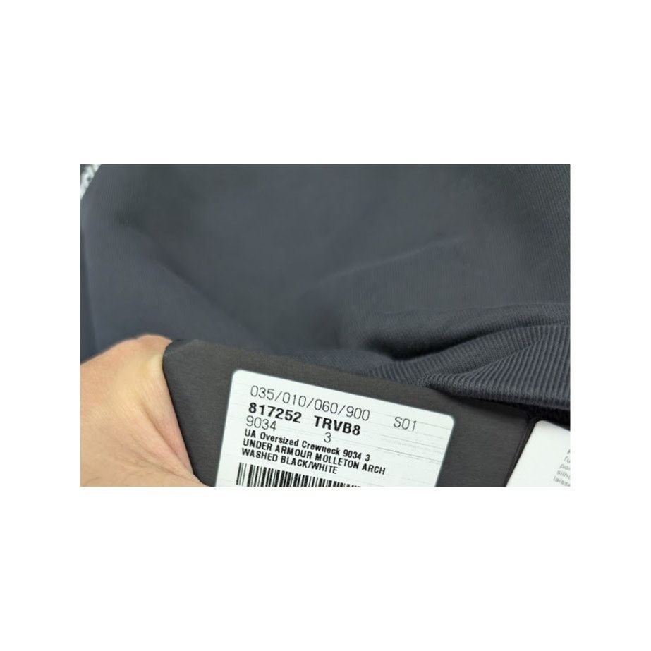 Balenciaga × Under Armour o1rshd1 Under Armour Molleton Oversized Crewneck Sweatshirt Size US L / EU 52-54 / 3 - 22 Thumbnail