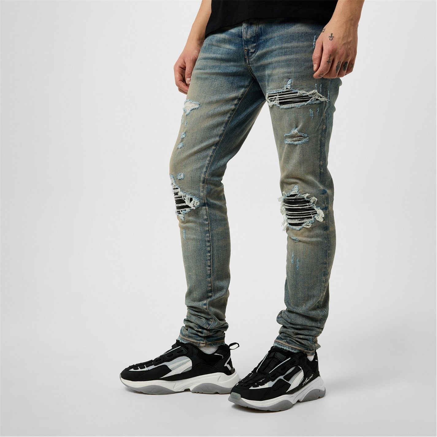Amiri AMIRI Mx-1 Distressed Jeans Frasers Plus Price £659 Size US 36 / EU 52 - 1 Thumbnail