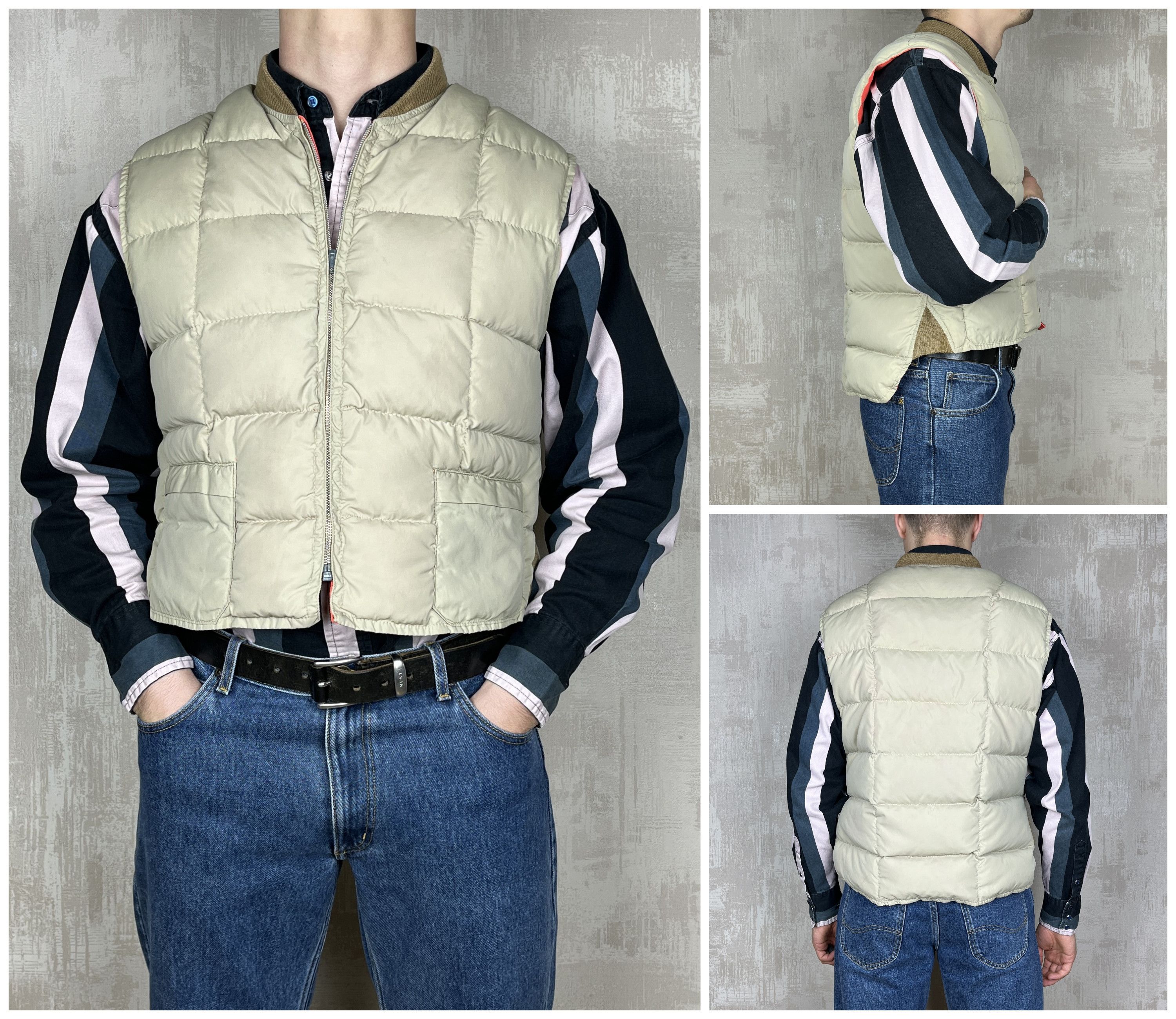 Vintage 50's Pioneer Sportswear Down Insulated Reversible Vest Size US L / EU 52-54 / 3 - 2 Thumbnail